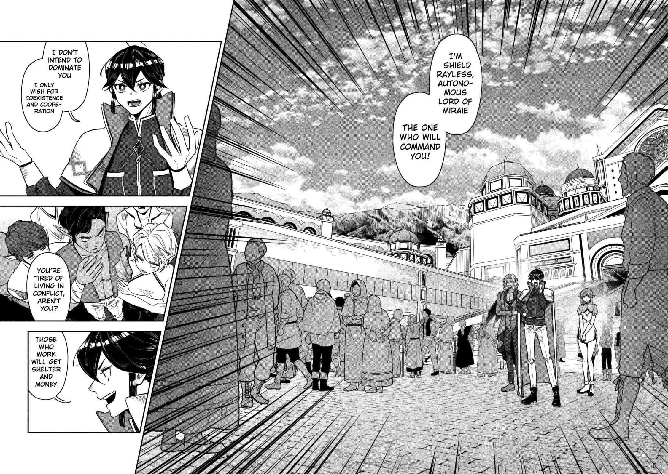 Kuni ni Saikyo no Barrier wo Hattara Heiwa ni Narisugite Tsuiho Saremashita. Ore no Mahou ga Yaba Sugite, Bijo to Mazoku ni Kakomarete Nanda ga!? Chapter 16 page 32 - 