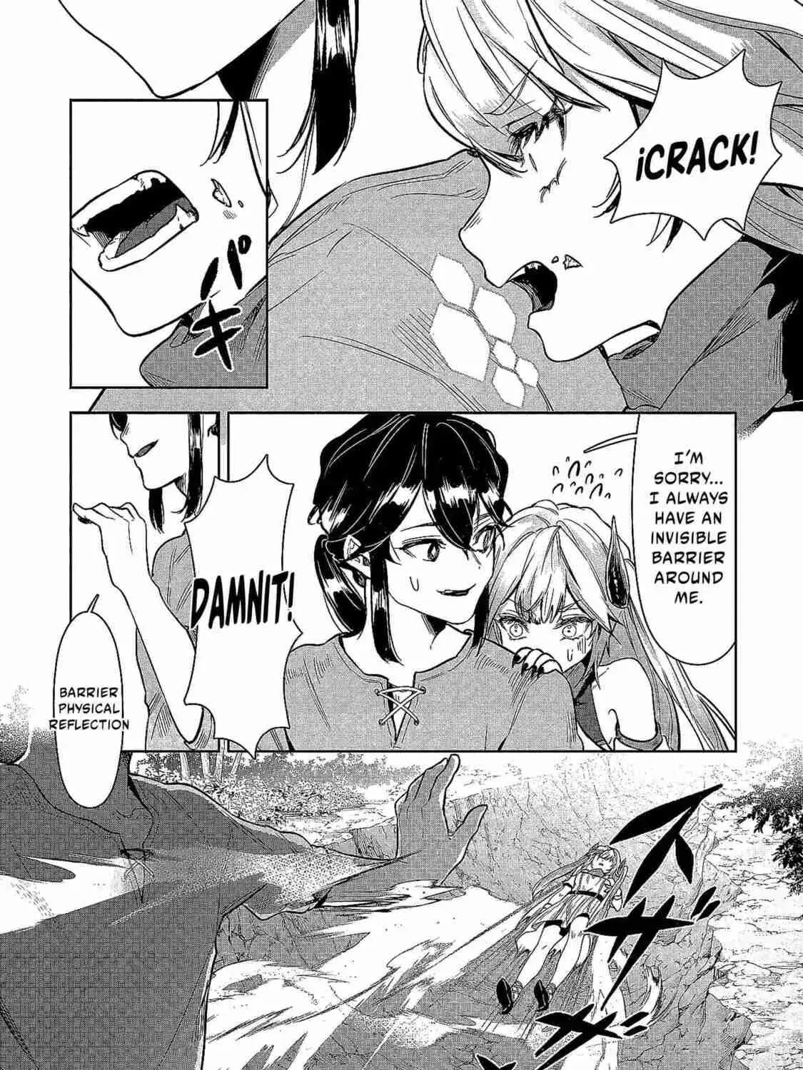 Kuni ni Saikyo no Barrier wo Hattara Heiwa ni Narisugite Tsuiho Saremashita. Ore no Mahou ga Yaba Sugite, Bijo to Mazoku ni Kakomarete Nanda ga!? Chapter 20 page 110 - 