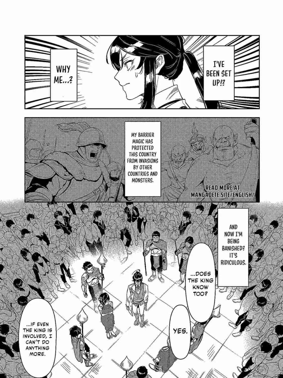 Kuni ni Saikyo no Barrier wo Hattara Heiwa ni Narisugite Tsuiho Saremashita. Ore no Mahou ga Yaba Sugite, Bijo to Mazoku ni Kakomarete Nanda ga!? Chapter 20 page 26 - 