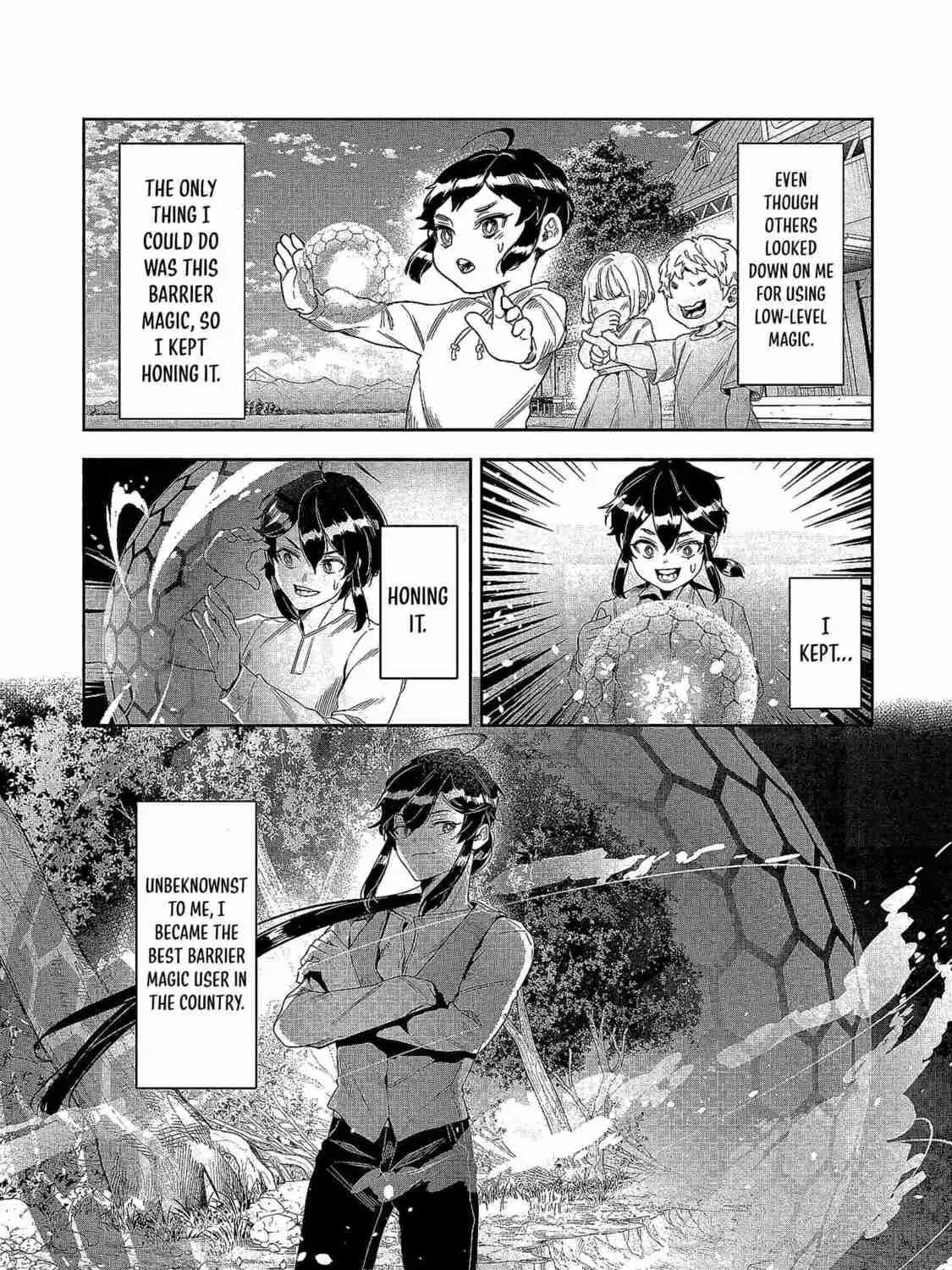 Kuni ni Saikyo no Barrier wo Hattara Heiwa ni Narisugite Tsuiho Saremashita. Ore no Mahou ga Yaba Sugite, Bijo to Mazoku ni Kakomarete Nanda ga!? Chapter 20 page 34 - 