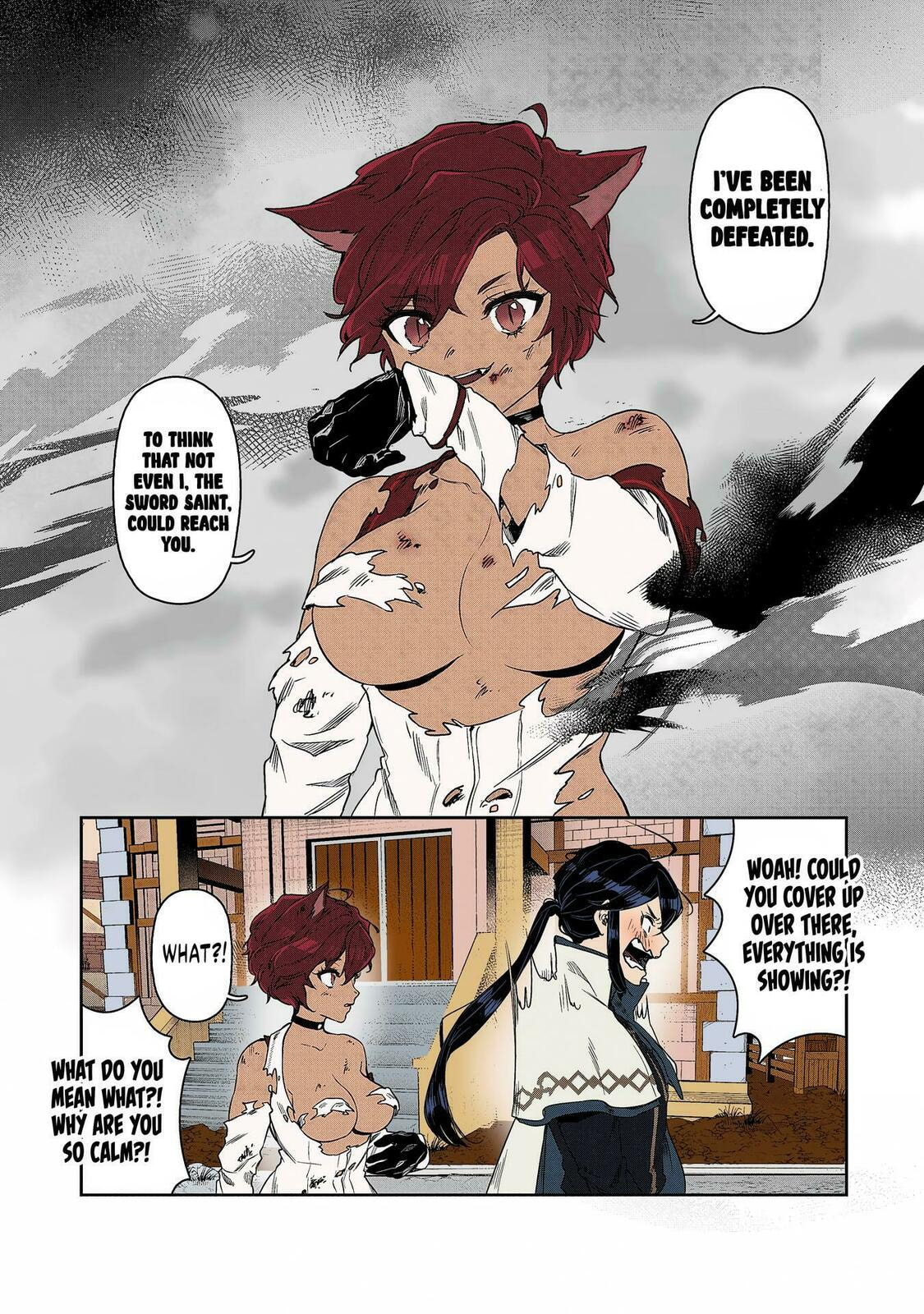 Kuni ni Saikyo no Barrier wo Hattara Heiwa ni Narisugite Tsuiho Saremashita. Ore no Mahou ga Yaba Sugite, Bijo to Mazoku ni Kakomarete Nanda ga!? Chapter 4 page 38 - 