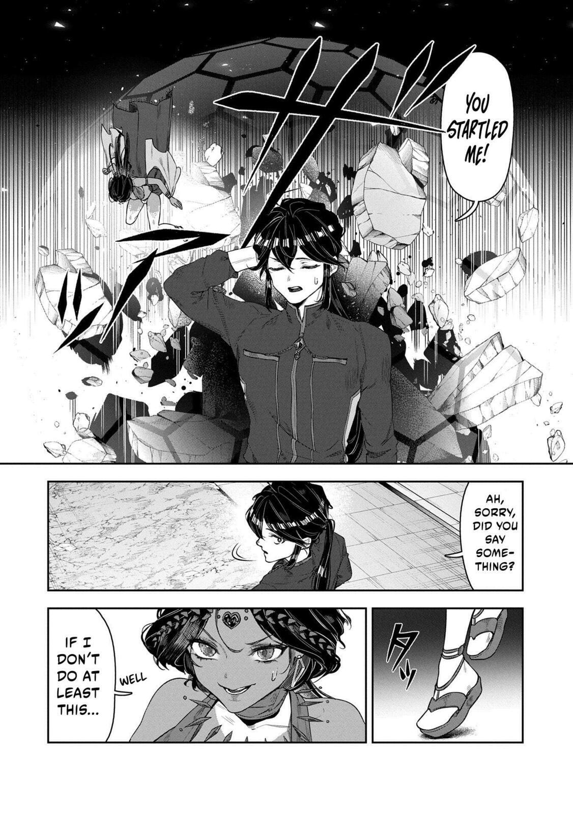 Kuni ni Saikyo no Barrier wo Hattara Heiwa ni Narisugite Tsuiho Saremashita. Ore no Mahou ga Yaba Sugite, Bijo to Mazoku ni Kakomarete Nanda ga!? Chapter 5 page 16 - 