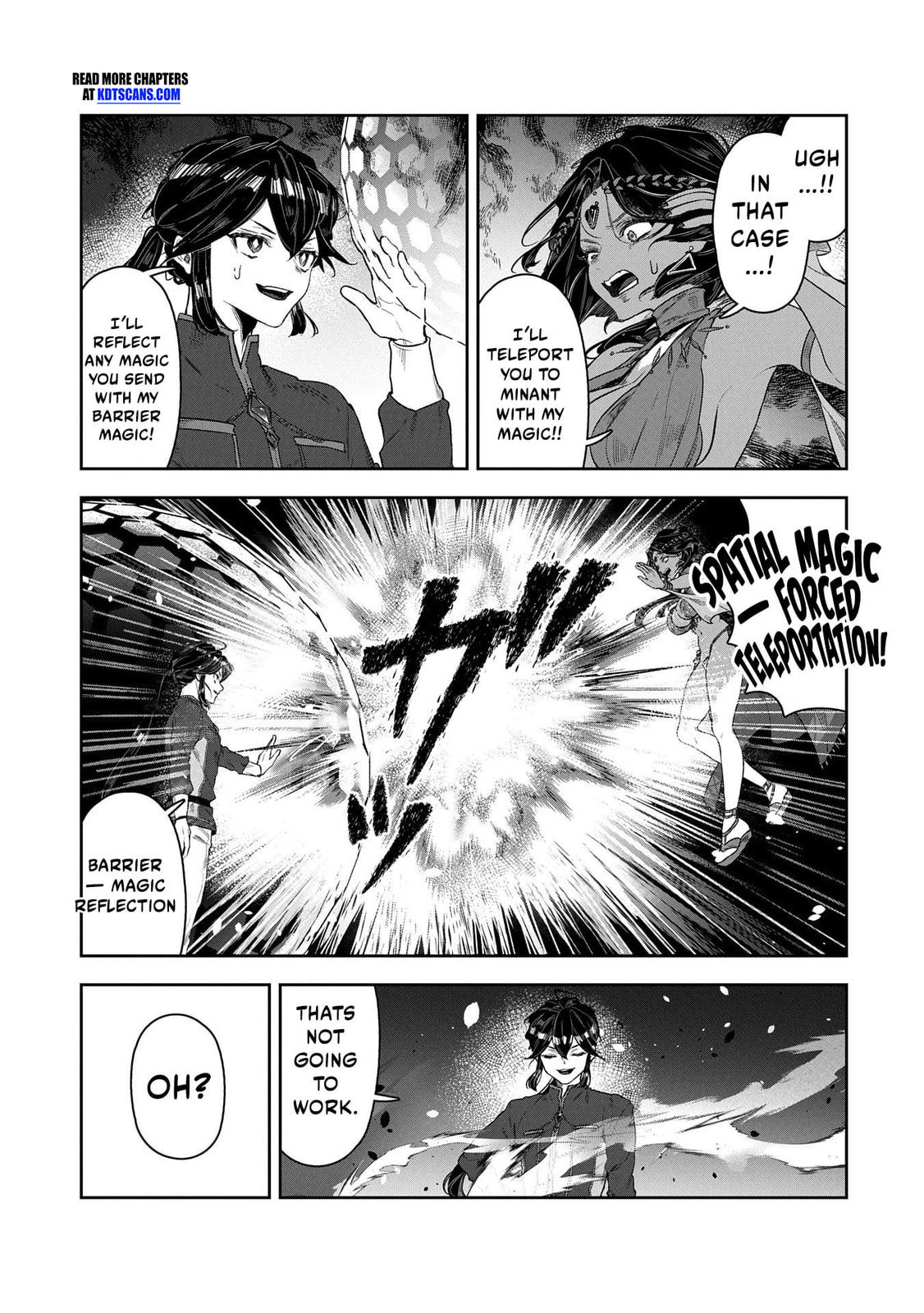 Kuni ni Saikyo no Barrier wo Hattara Heiwa ni Narisugite Tsuiho Saremashita. Ore no Mahou ga Yaba Sugite, Bijo to Mazoku ni Kakomarete Nanda ga!? Chapter 5 page 22 - 
