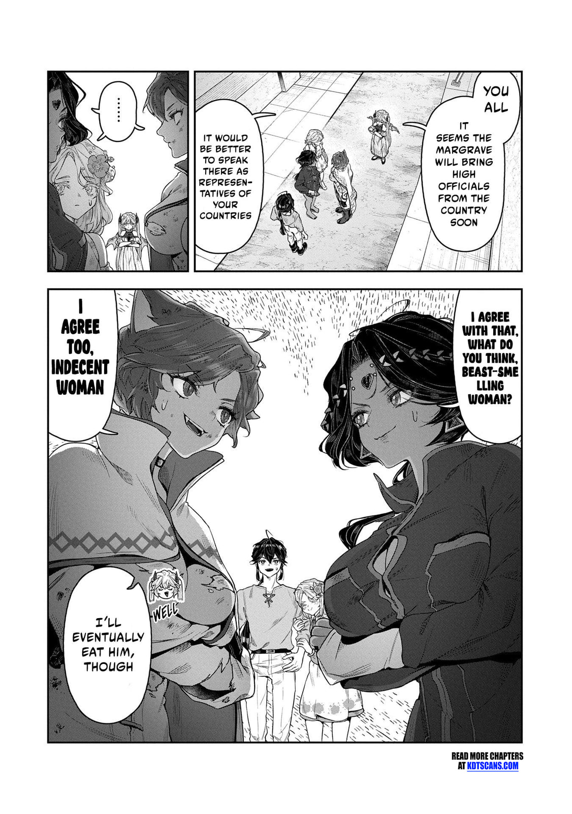 Kuni ni Saikyo no Barrier wo Hattara Heiwa ni Narisugite Tsuiho Saremashita. Ore no Mahou ga Yaba Sugite, Bijo to Mazoku ni Kakomarete Nanda ga!? Chapter 5 page 27 - 