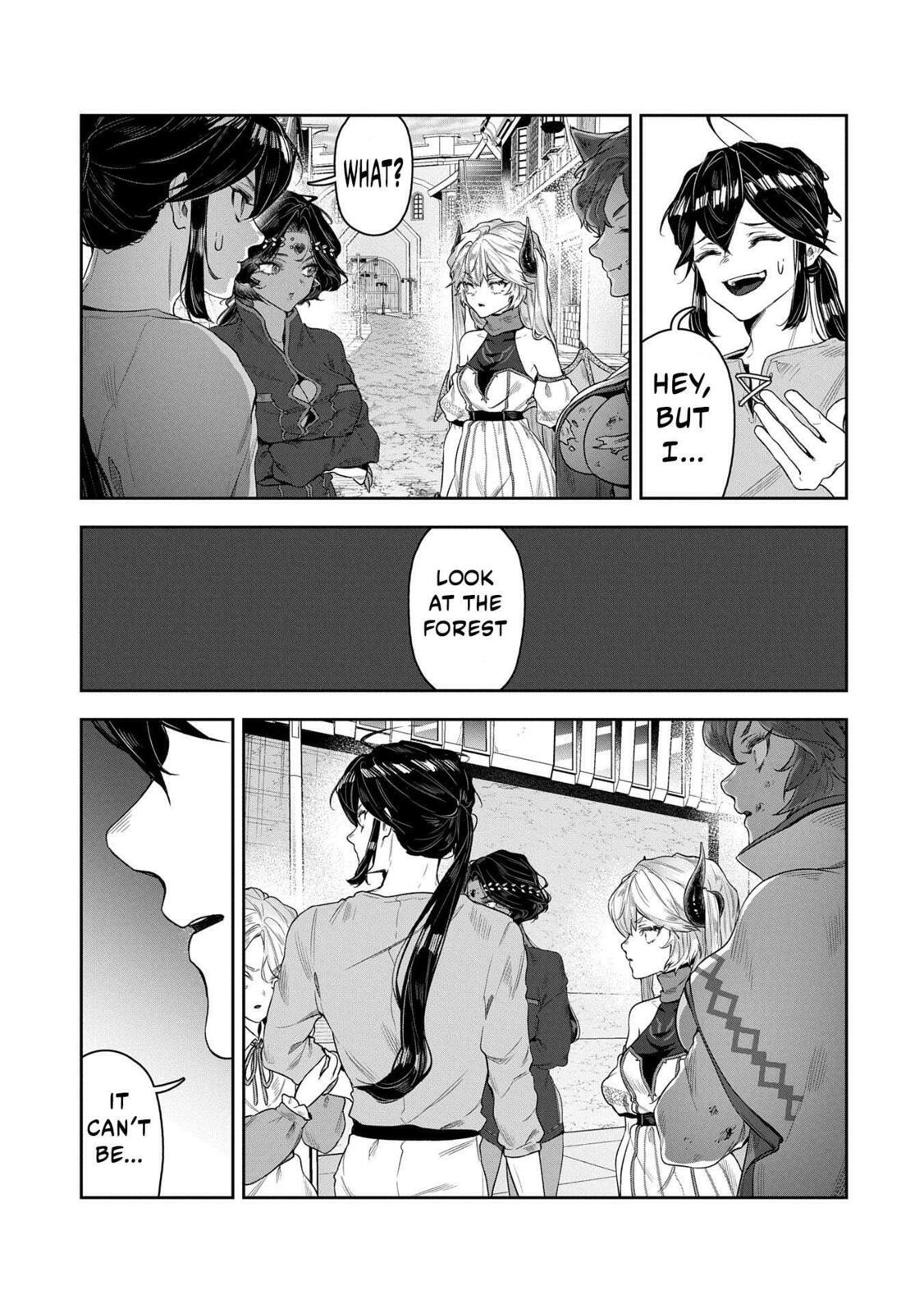 Kuni ni Saikyo no Barrier wo Hattara Heiwa ni Narisugite Tsuiho Saremashita. Ore no Mahou ga Yaba Sugite, Bijo to Mazoku ni Kakomarete Nanda ga!? Chapter 5 page 28 - 