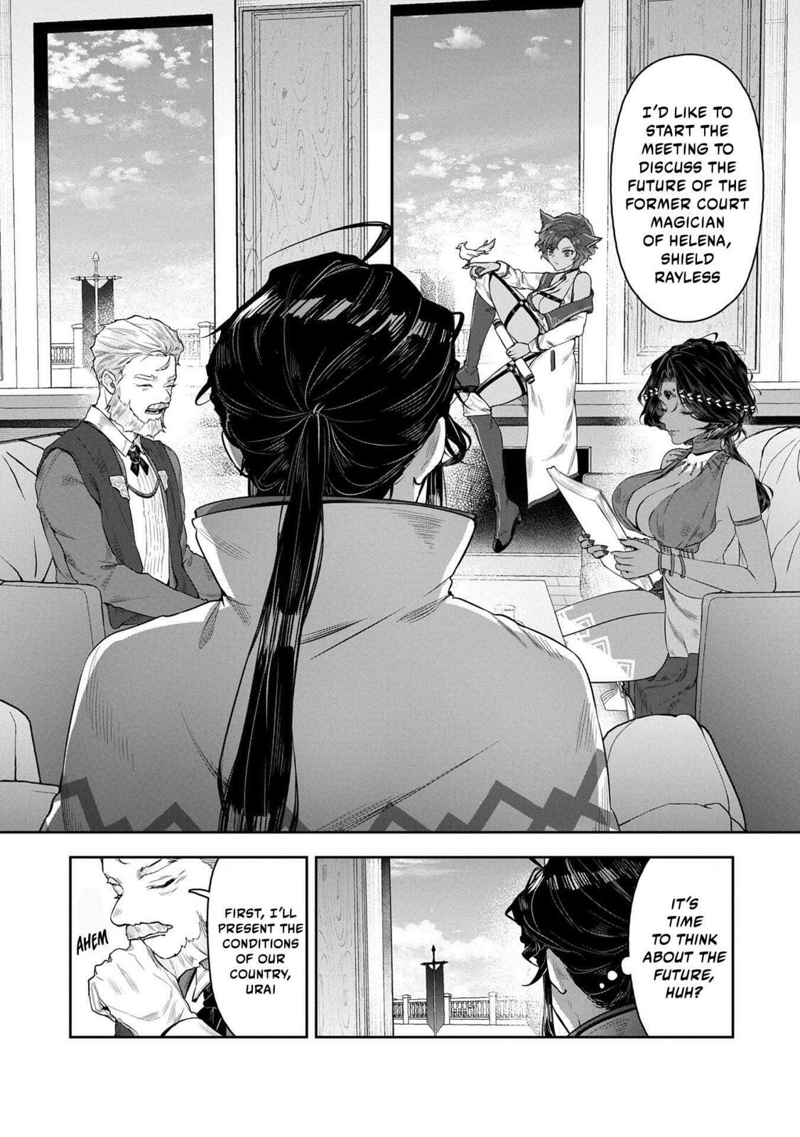 Kuni ni Saikyo no Barrier wo Hattara Heiwa ni Narisugite Tsuiho Saremashita. Ore no Mahou ga Yaba Sugite, Bijo to Mazoku ni Kakomarete Nanda ga!? Chapter 5 page 31 - 