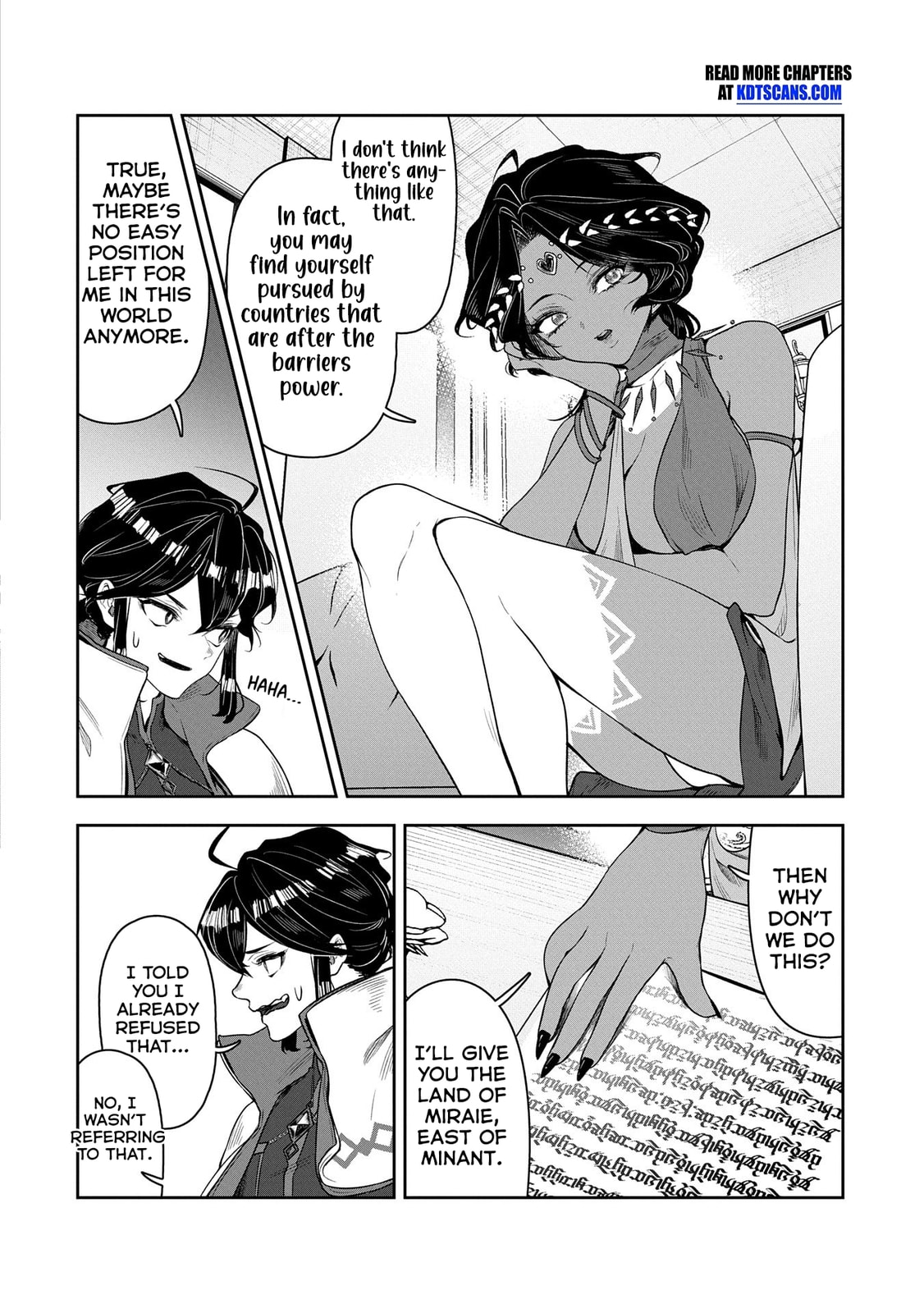 Kuni ni Saikyo no Barrier wo Hattara Heiwa ni Narisugite Tsuiho Saremashita. Ore no Mahou ga Yaba Sugite, Bijo to Mazoku ni Kakomarete Nanda ga!? Chapter 6 page 3 - 