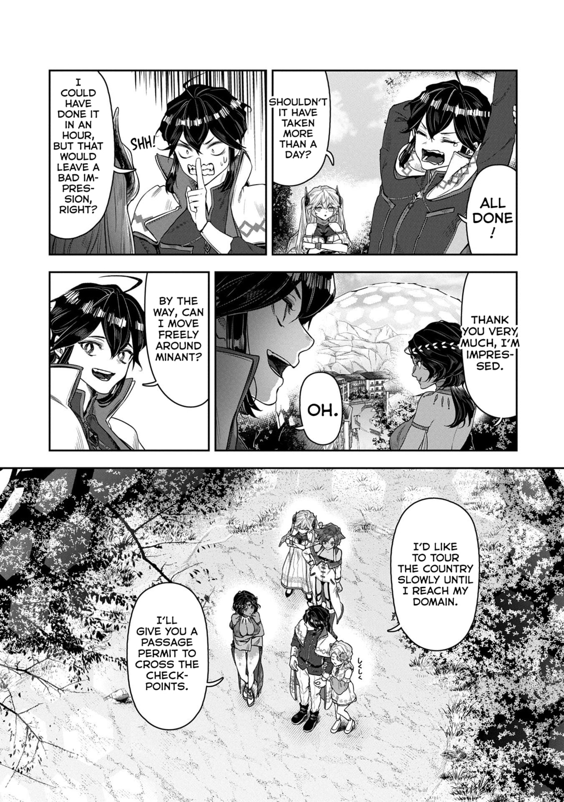 Kuni ni Saikyo no Barrier wo Hattara Heiwa ni Narisugite Tsuiho Saremashita. Ore no Mahou ga Yaba Sugite, Bijo to Mazoku ni Kakomarete Nanda ga!? Chapter 6 page 8 - 