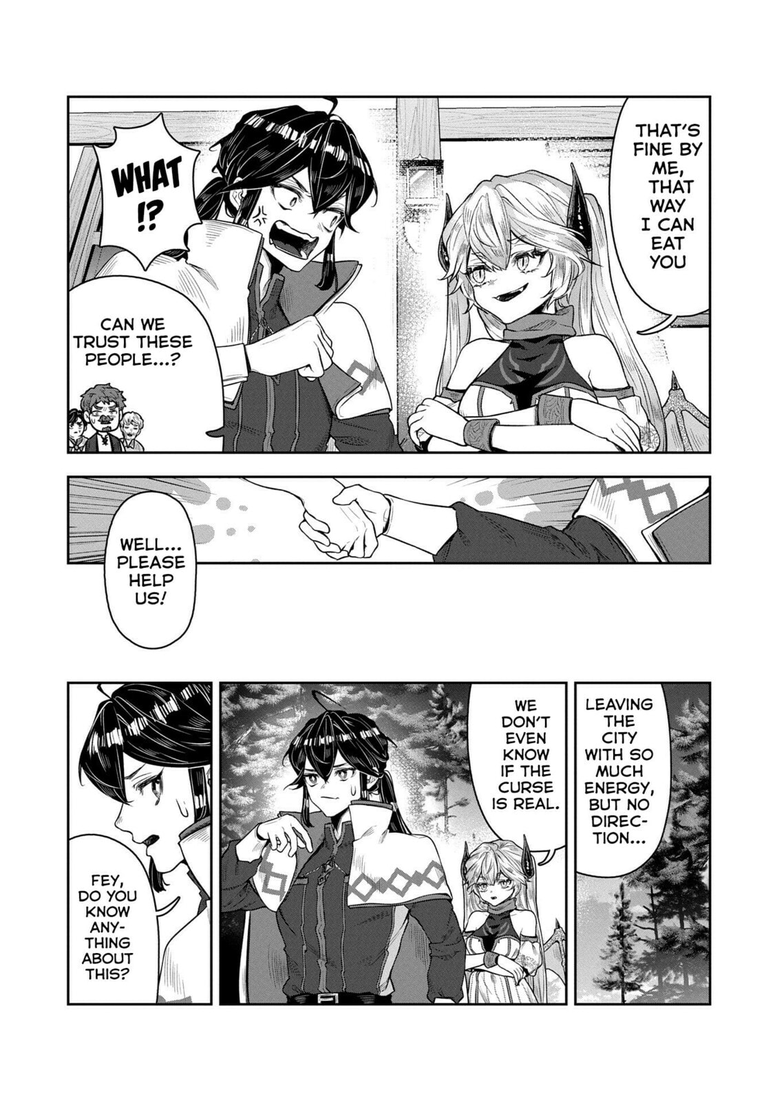 Kuni ni Saikyo no Barrier wo Hattara Heiwa ni Narisugite Tsuiho Saremashita. Ore no Mahou ga Yaba Sugite, Bijo to Mazoku ni Kakomarete Nanda ga!? Chapter 7 page 12 - 