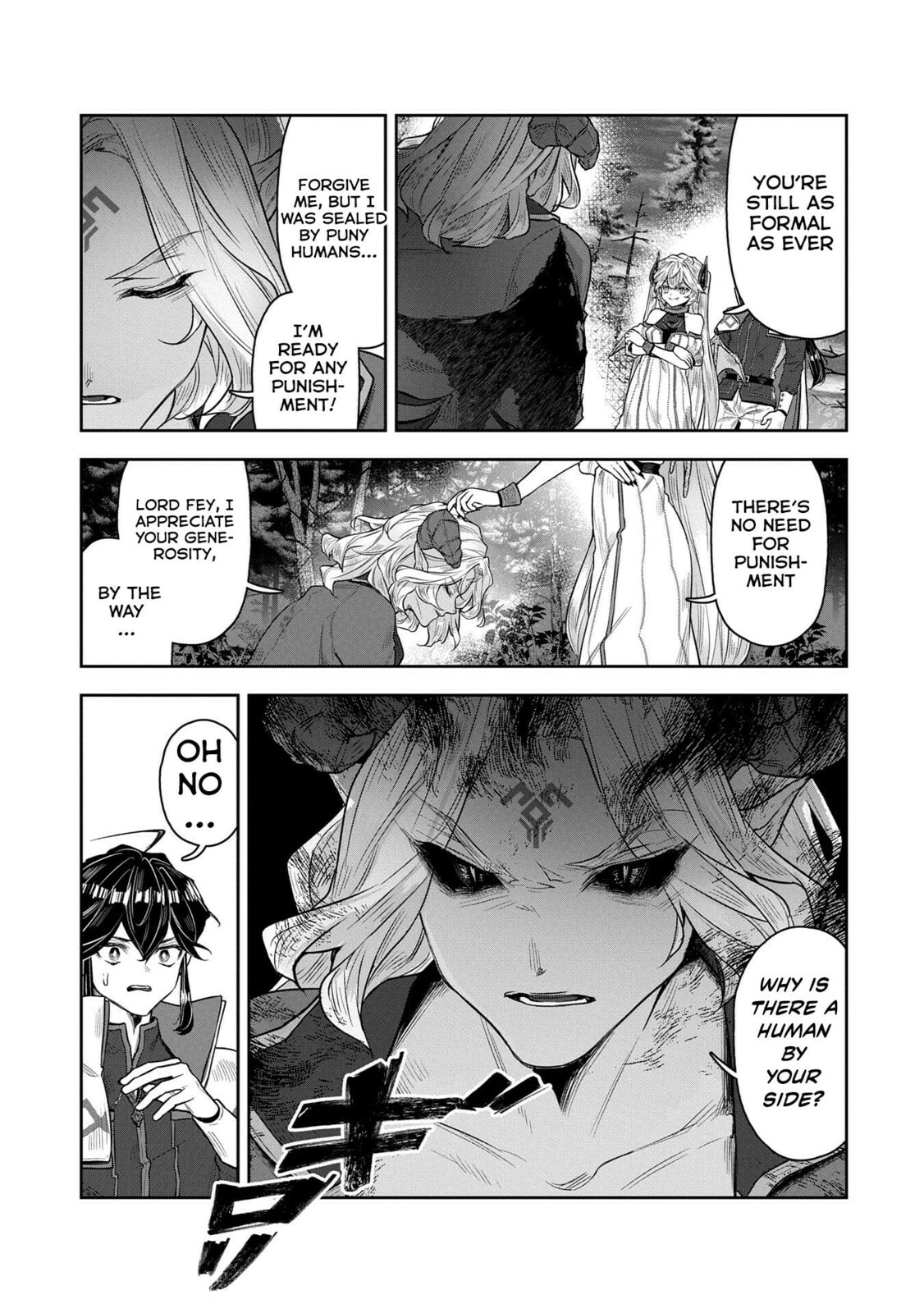 Kuni ni Saikyo no Barrier wo Hattara Heiwa ni Narisugite Tsuiho Saremashita. Ore no Mahou ga Yaba Sugite, Bijo to Mazoku ni Kakomarete Nanda ga!? Chapter 7 page 18 - 