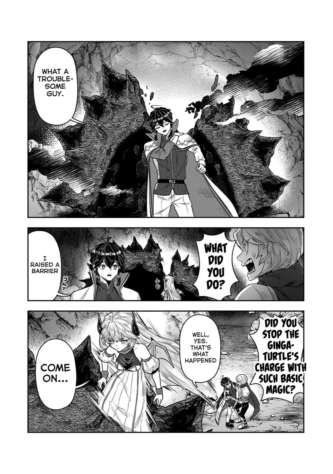 Kuni ni Saikyo no Barrier wo Hattara Heiwa ni Narisugite Tsuiho Saremashita. Ore no Mahou ga Yaba Sugite, Bijo to Mazoku ni Kakomarete Nanda ga!? Chapter 7 page 3 - 
