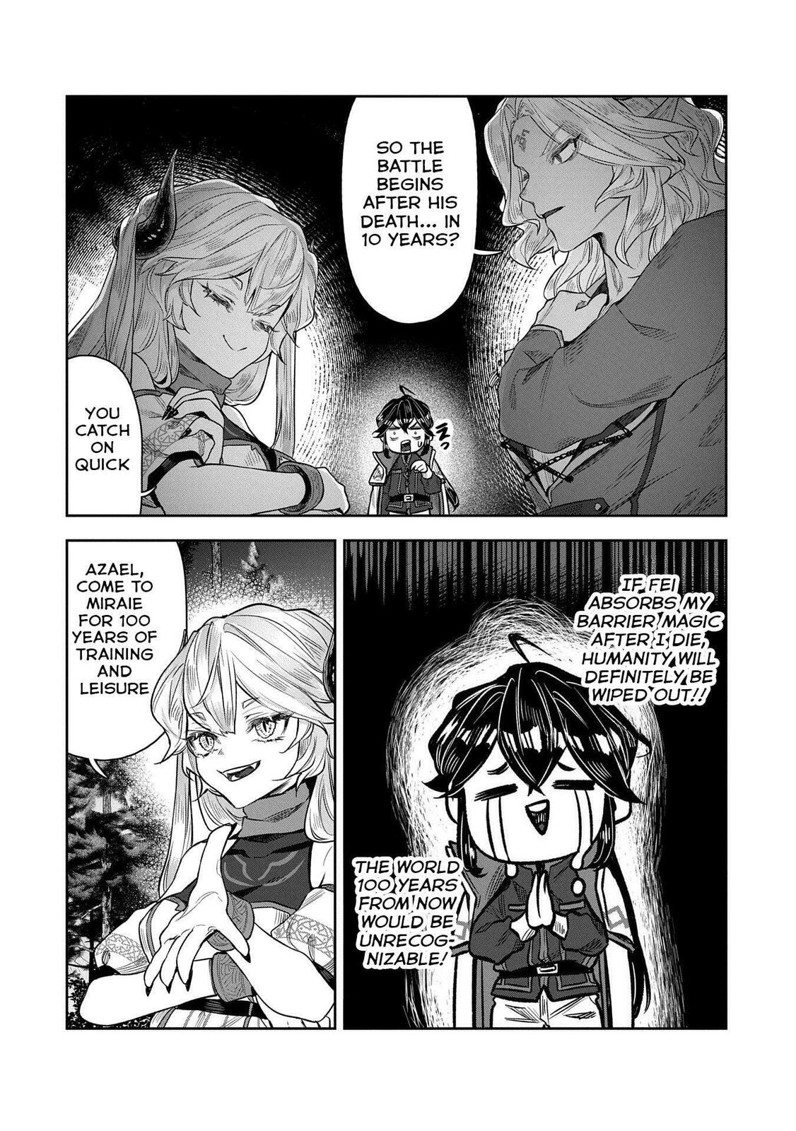 Kuni ni Saikyo no Barrier wo Hattara Heiwa ni Narisugite Tsuiho Saremashita. Ore no Mahou ga Yaba Sugite, Bijo to Mazoku ni Kakomarete Nanda ga!? Chapter 8 page 8 - 