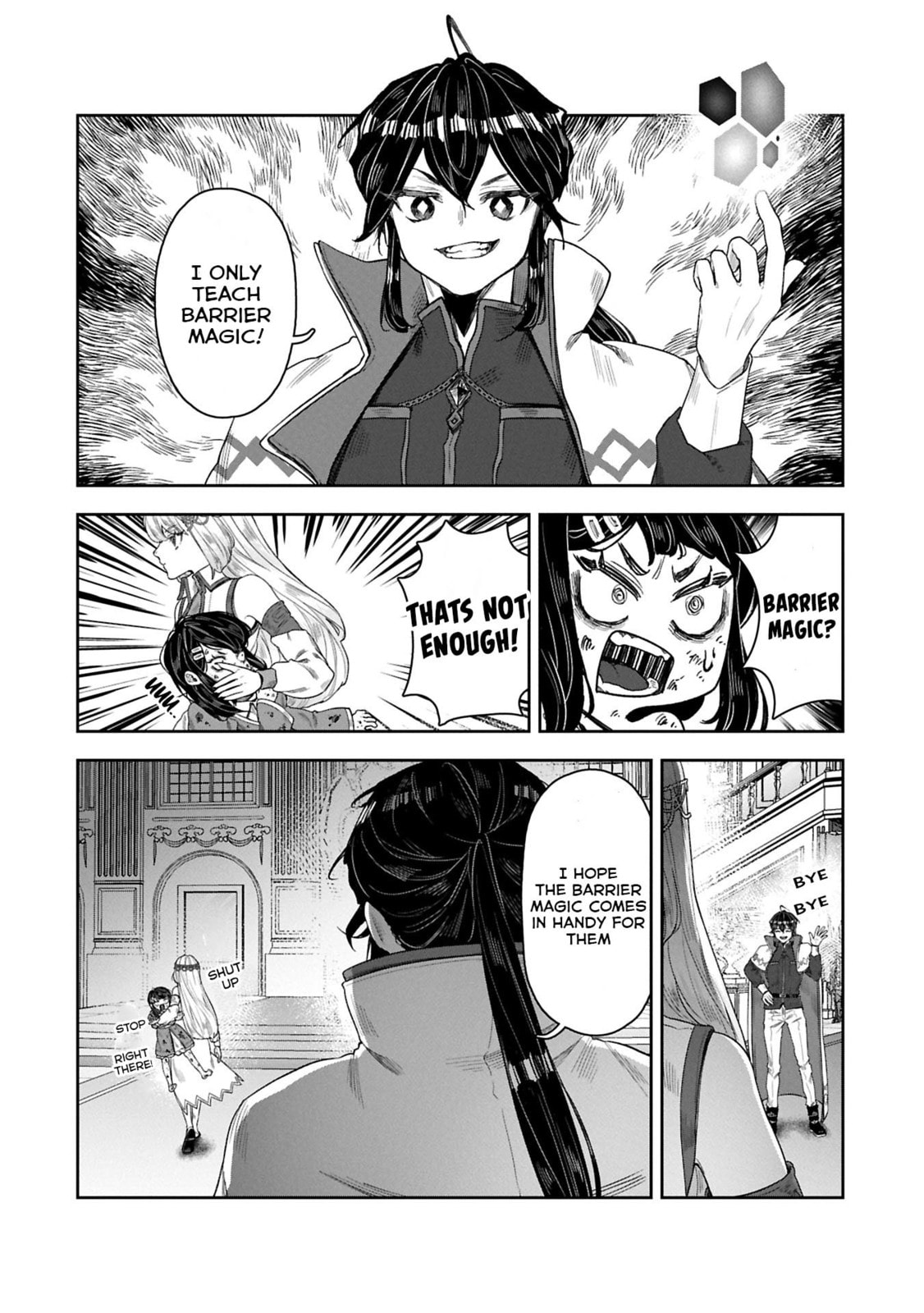 Kuni ni Saikyo no Barrier wo Hattara Heiwa ni Narisugite Tsuiho Saremashita. Ore no Mahou ga Yaba Sugite, Bijo to Mazoku ni Kakomarete Nanda ga!? Chapter 9 page 13 - 