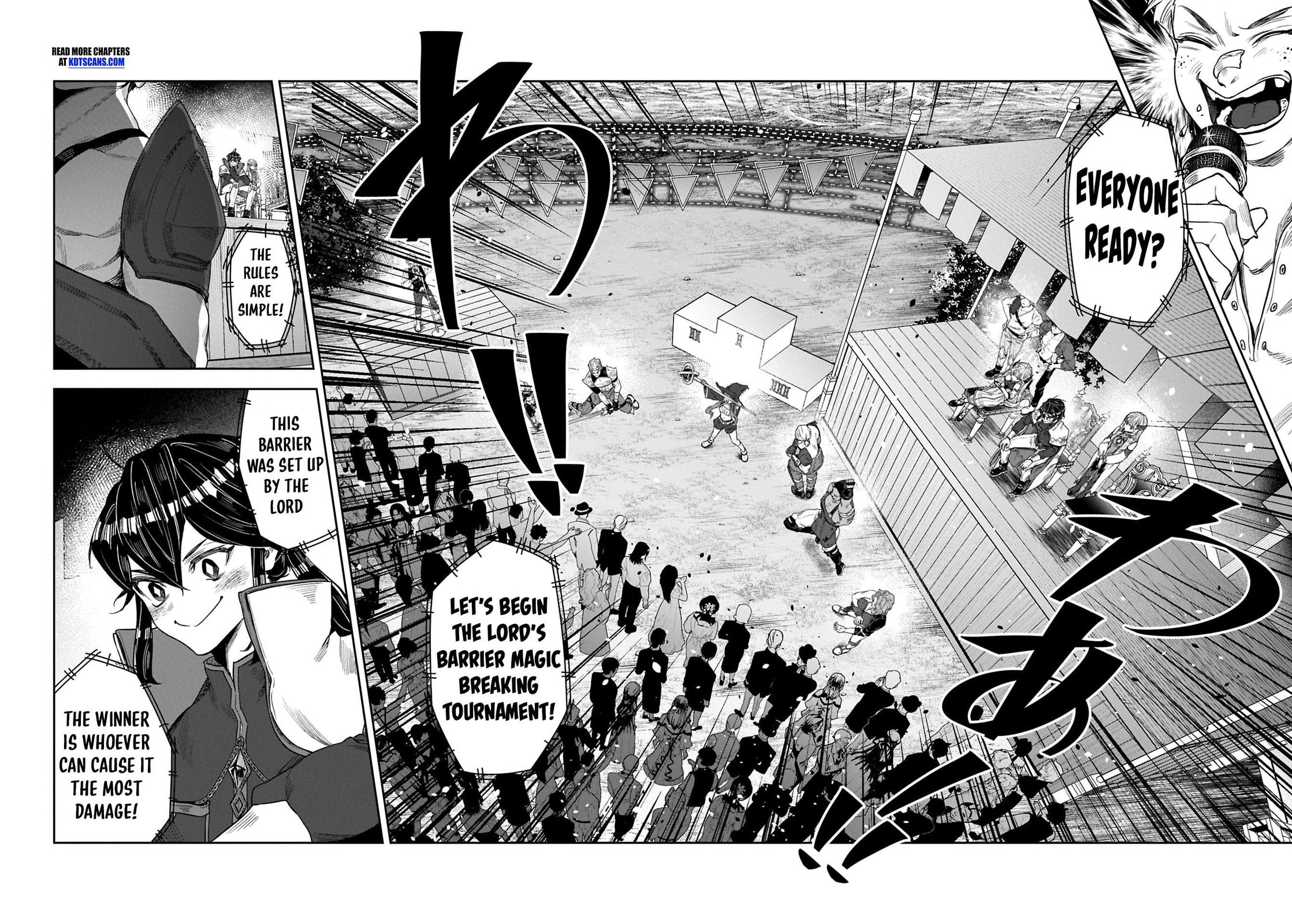 Kuni ni Saikyo no Barrier wo Hattara Heiwa ni Narisugite Tsuiho Saremashita. Ore no Mahou ga Yaba Sugite, Bijo to Mazoku ni Kakomarete Nanda ga!? Chapter 9 page 24 - 