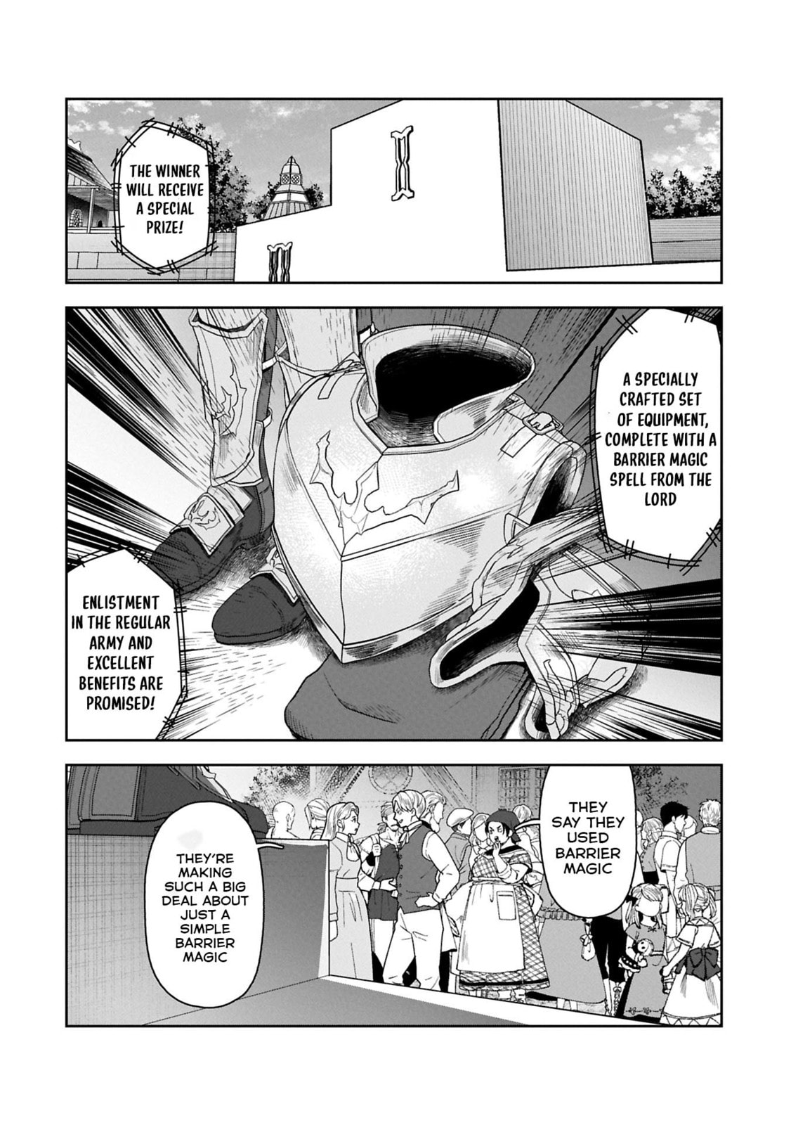 Kuni ni Saikyo no Barrier wo Hattara Heiwa ni Narisugite Tsuiho Saremashita. Ore no Mahou ga Yaba Sugite, Bijo to Mazoku ni Kakomarete Nanda ga!? Chapter 9 page 25 - 