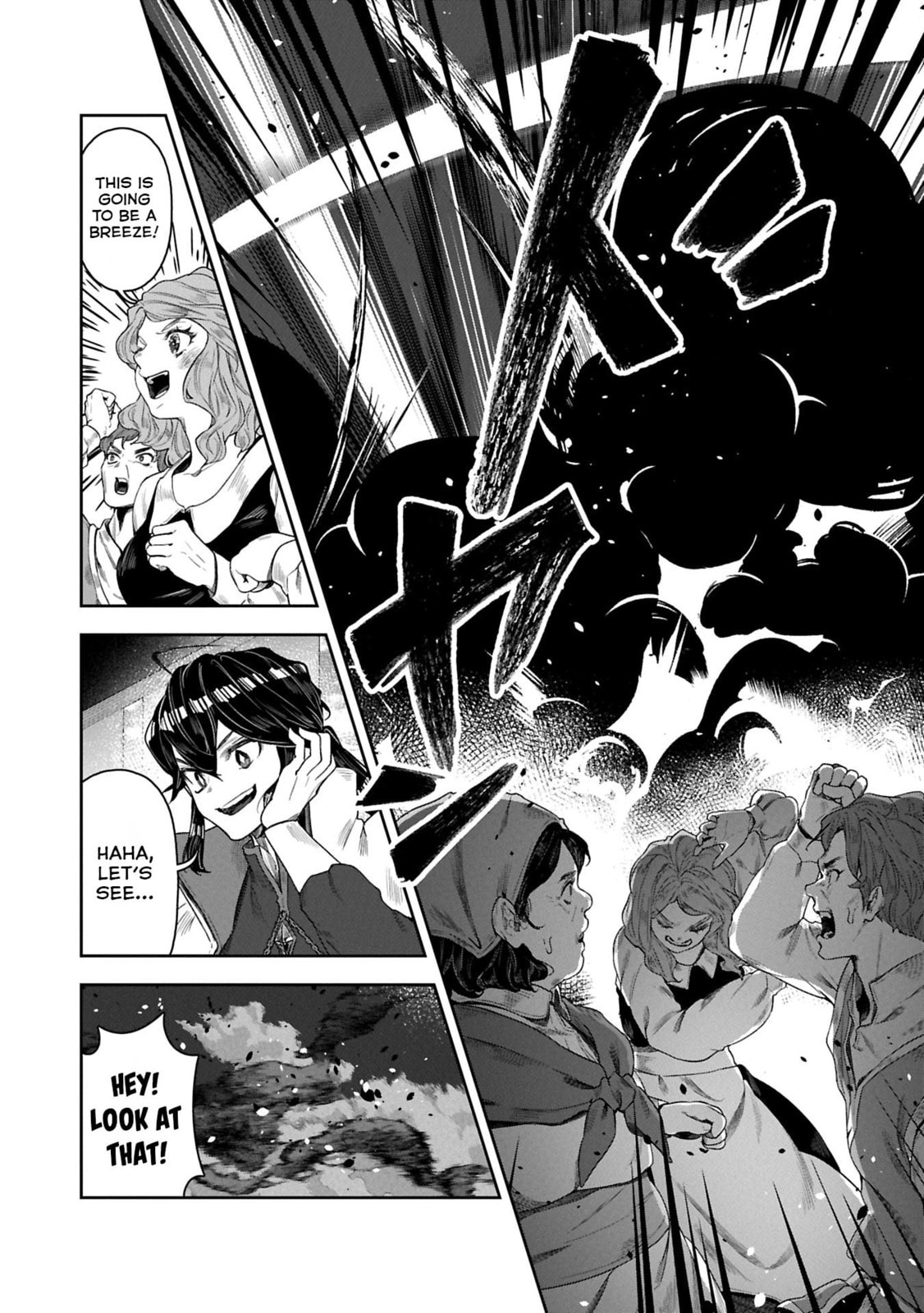 Kuni ni Saikyo no Barrier wo Hattara Heiwa ni Narisugite Tsuiho Saremashita. Ore no Mahou ga Yaba Sugite, Bijo to Mazoku ni Kakomarete Nanda ga!? Chapter 9 page 28 - 