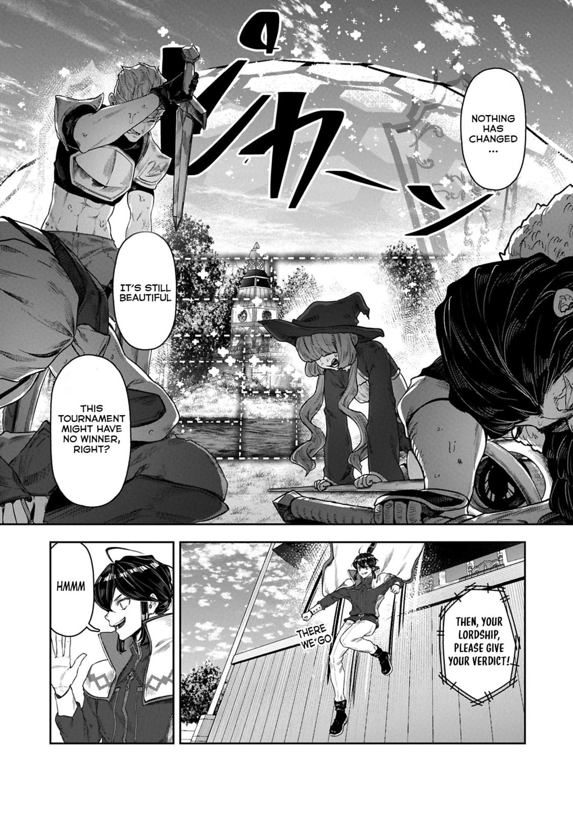 Kuni ni Saikyo no Barrier wo Hattara Heiwa ni Narisugite Tsuiho Saremashita. Ore no Mahou ga Yaba Sugite, Bijo to Mazoku ni Kakomarete Nanda ga!? Chapter 9 page 31 - 