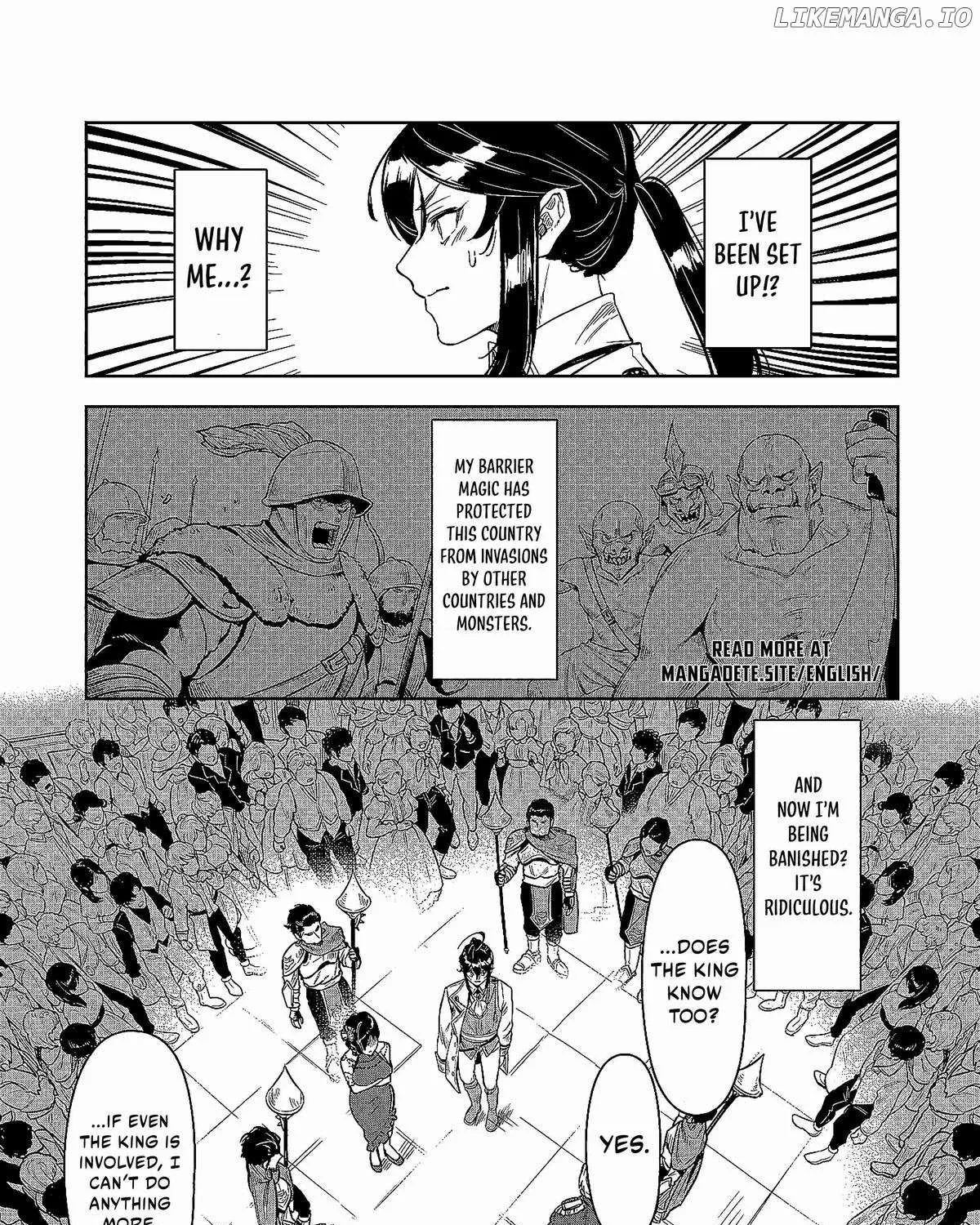 Kuni ni Saikyou no Barrier wo Hattara Heiwa ni Narisugite Tsuihousaremashita Chapter 1 page 24 - 