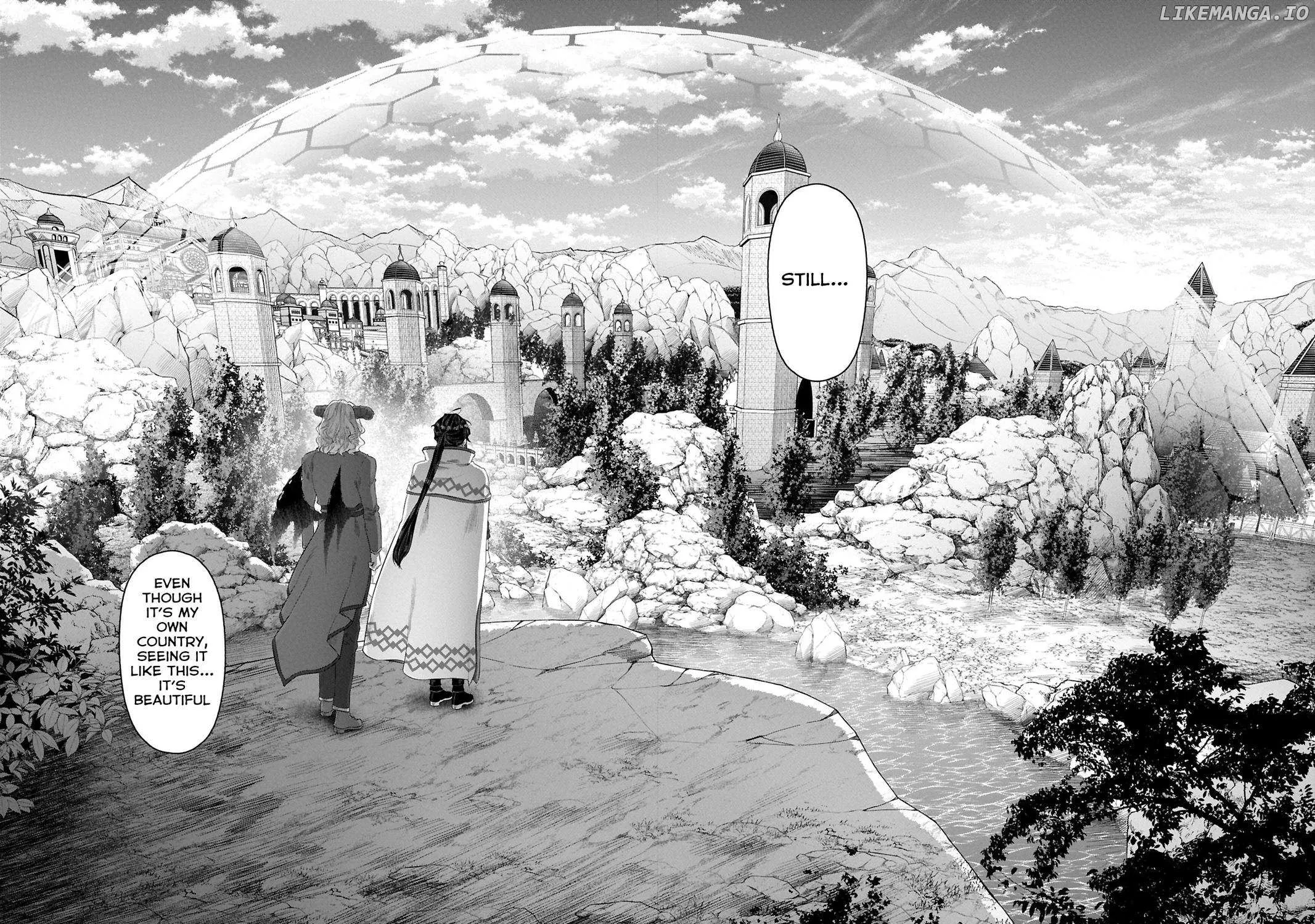 Kuni ni Saikyou no Barrier wo Hattara Heiwa ni Narisugite Tsuihousaremashita Chapter 11 page 56 - 