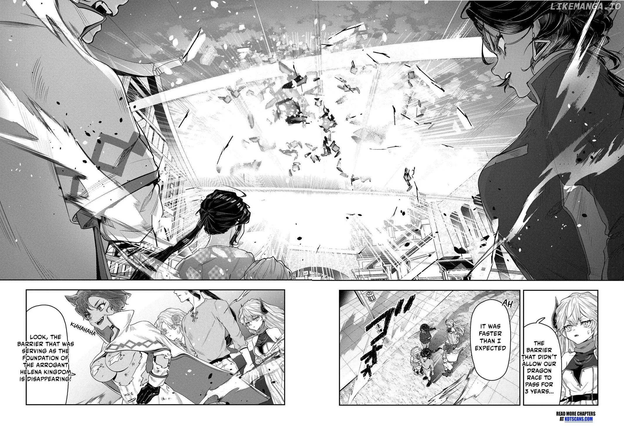 Kuni ni Saikyou no Barrier wo Hattara Heiwa ni Narisugite Tsuihousaremashita Chapter 5 page 56 - 