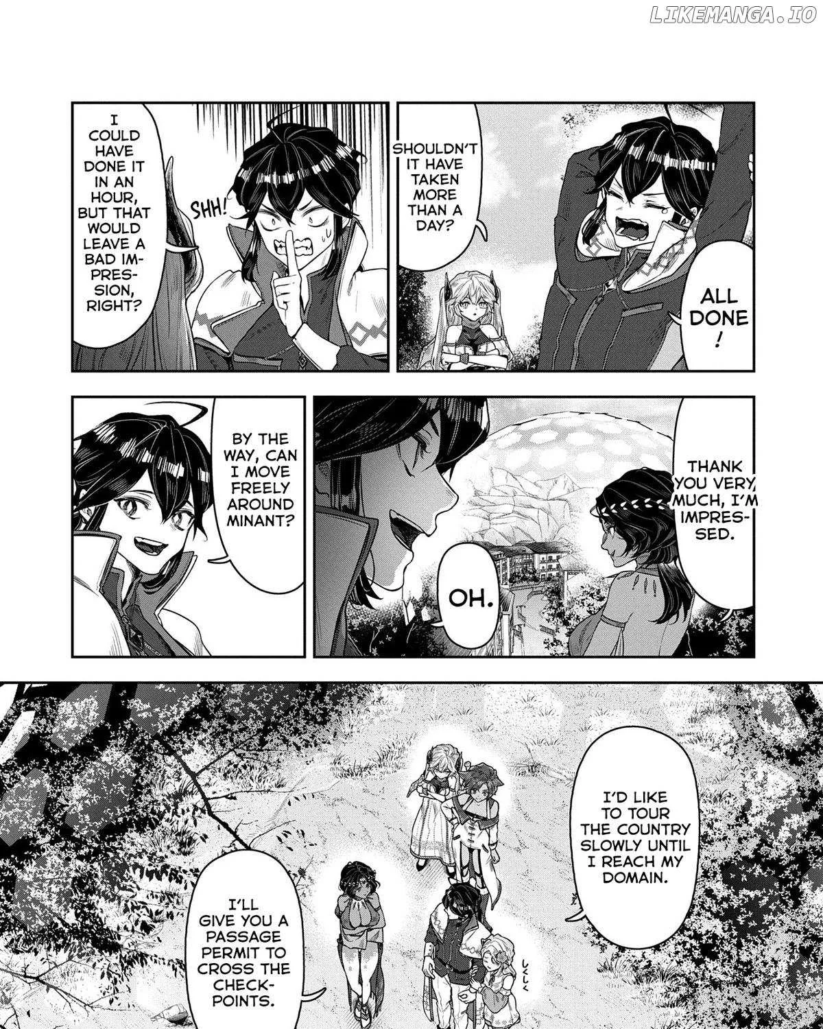 Kuni ni Saikyou no Barrier wo Hattara Heiwa ni Narisugite Tsuihousaremashita Chapter 6 page 13 - 