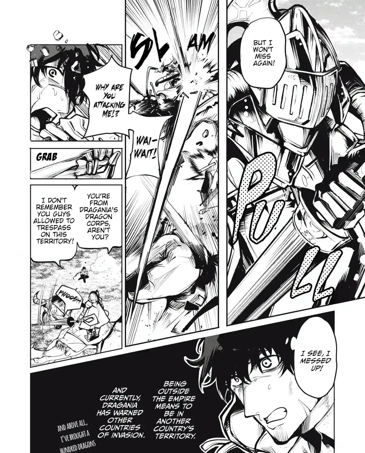 Kuni wo Owareta Ryuushi-san, Hirowareta Ringoku de Ukkari Musou Shite Shimau. ~Jakushou Kokka ga Tairiku Saikyou no Ryuu no Rakuen ni Naru made~ Chapter 1 page 90 - 