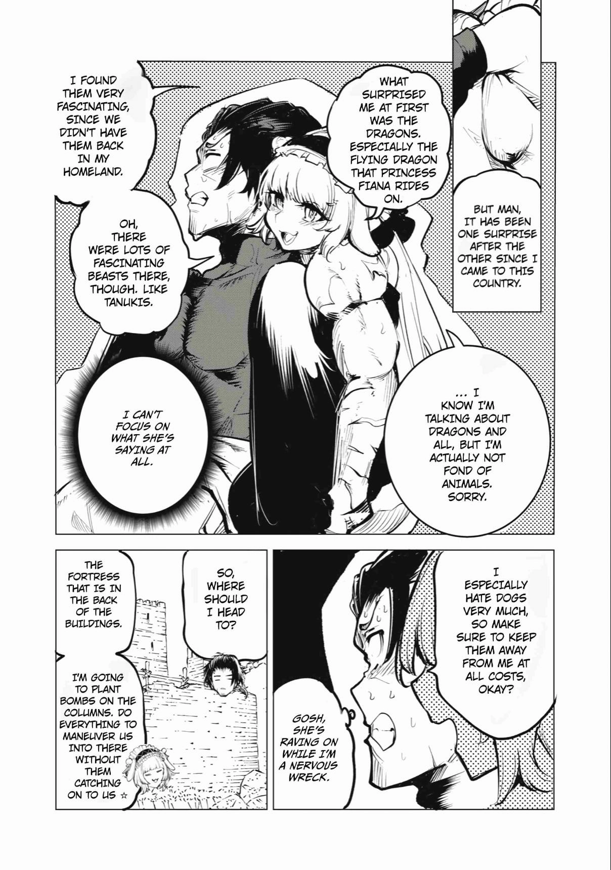 Kuni wo Owareta Ryuushi-san, Hirowareta Ringoku de Ukkari Musou Shite Shimau. ~Jakushou Kokka ga Tairiku Saikyou no Ryuu no Rakuen ni Naru made~ Chapter 10 page 4 - 