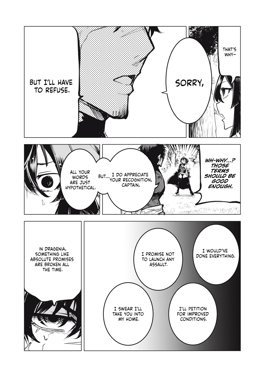 Kuni wo Owareta Ryuushi-san, Hirowareta Ringoku de Ukkari Musou Shite Shimau. ~Jakushou Kokka ga Tairiku Saikyou no Ryuu no Rakuen ni Naru made~ Chapter 11.2 page 9 - 