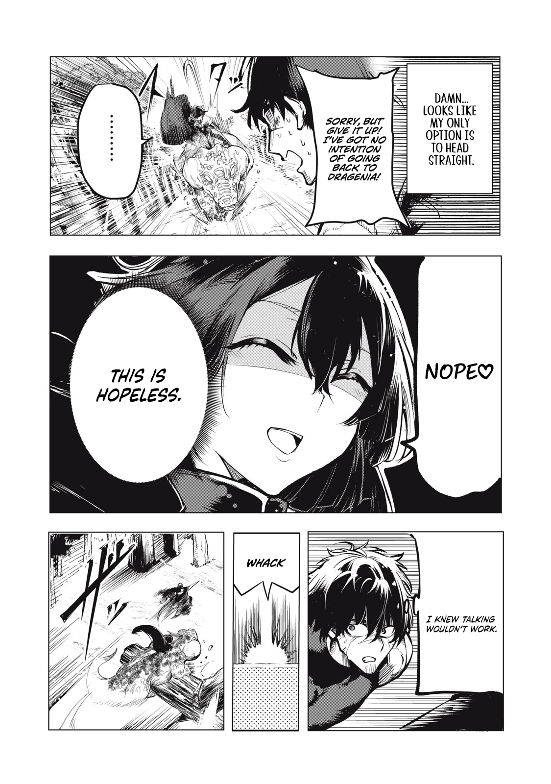 Kuni wo Owareta Ryuushi-san, Hirowareta Ringoku de Ukkari Musou Shite Shimau. ~Jakushou Kokka ga Tairiku Saikyou no Ryuu no Rakuen ni Naru made~ Chapter 12.1 page 4 - 