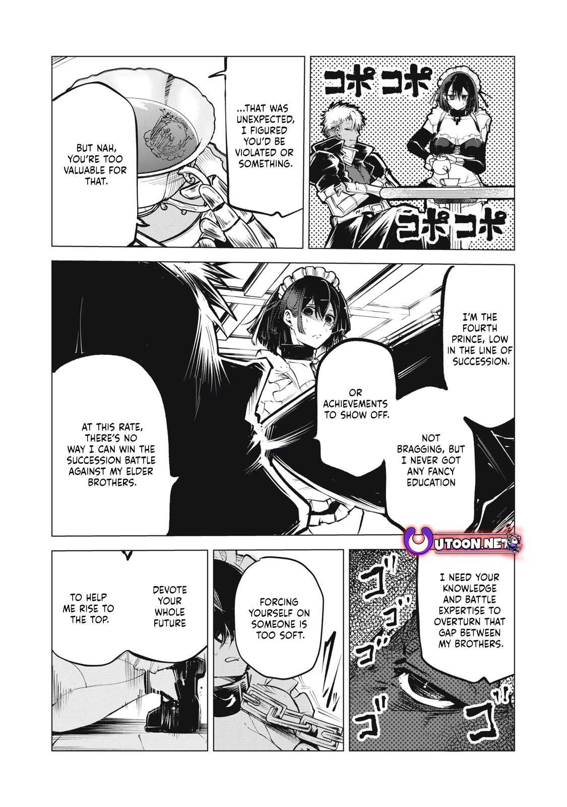 Kuni wo Owareta Ryuushi-san, Hirowareta Ringoku de Ukkari Musou Shite Shimau. ~Jakushou Kokka ga Tairiku Saikyou no Ryuu no Rakuen ni Naru made~ Chapter 13 page 14 - 