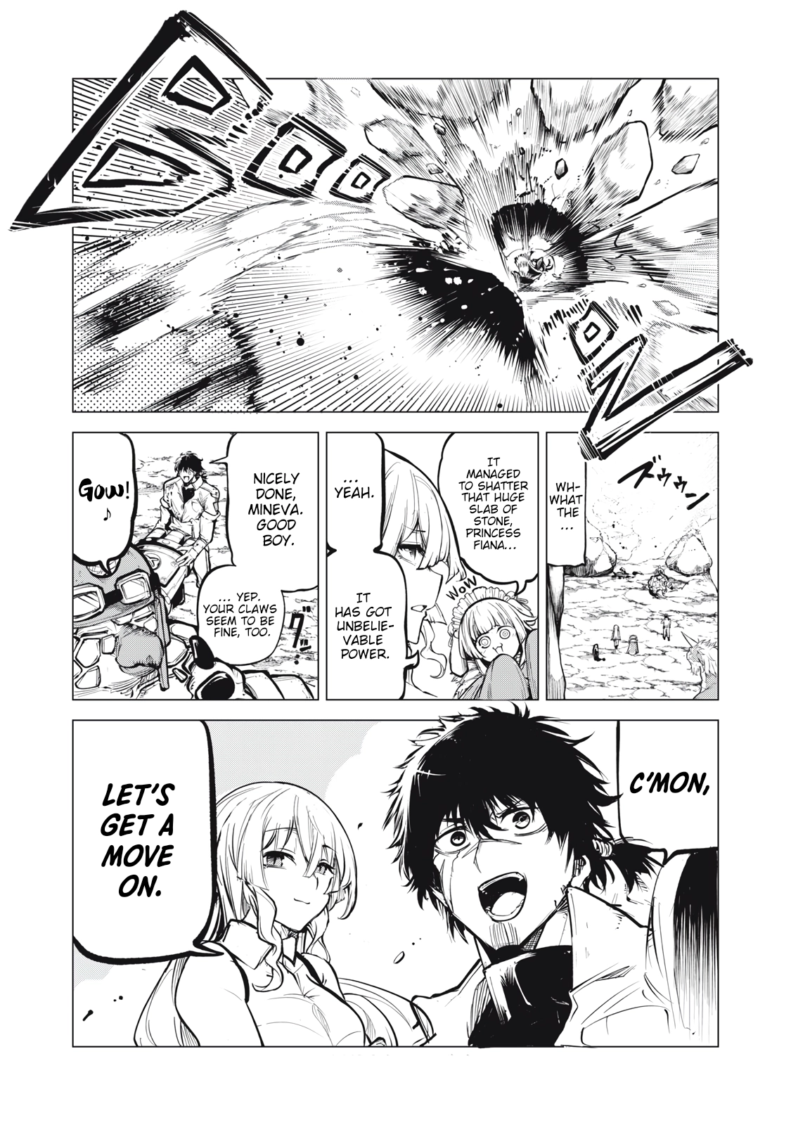 Kuni wo Owareta Ryuushi-san, Hirowareta Ringoku de Ukkari Musou Shite Shimau. ~Jakushou Kokka ga Tairiku Saikyou no Ryuu no Rakuen ni Naru made~ Chapter 14 page 13 - 
