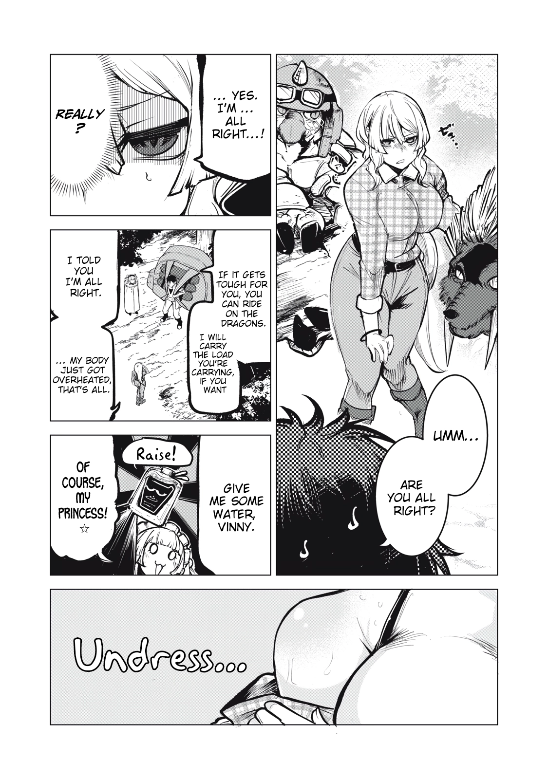 Kuni wo Owareta Ryuushi-san, Hirowareta Ringoku de Ukkari Musou Shite Shimau. ~Jakushou Kokka ga Tairiku Saikyou no Ryuu no Rakuen ni Naru made~ Chapter 14 page 6 - 
