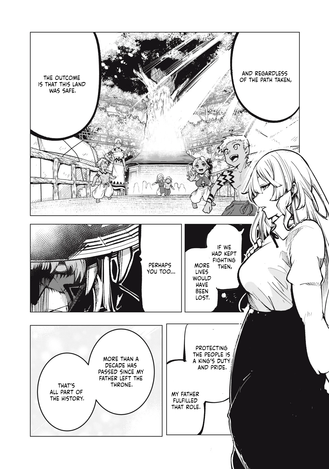 Kuni wo Owareta Ryuushi-san, Hirowareta Ringoku de Ukkari Musou Shite Shimau. ~Jakushou Kokka ga Tairiku Saikyou no Ryuu no Rakuen ni Naru made~ Chapter 18.1 page 13 - 
