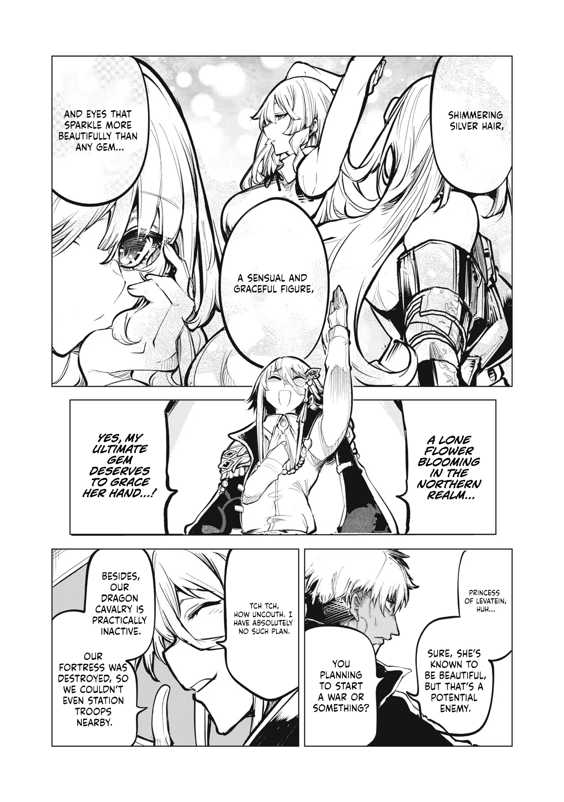 Kuni wo Owareta Ryuushi-san, Hirowareta Ringoku de Ukkari Musou Shite Shimau. ~Jakushou Kokka ga Tairiku Saikyou no Ryuu no Rakuen ni Naru made~ Chapter 19.2 page 11 - 