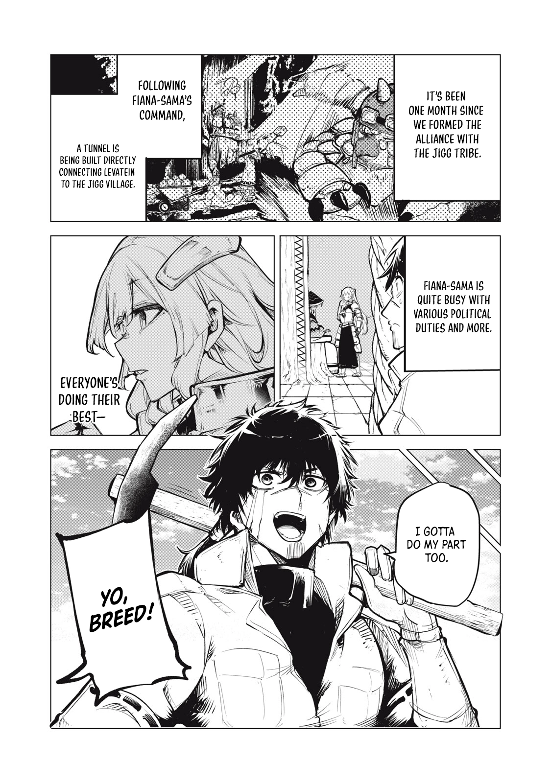 Kuni wo Owareta Ryuushi-san, Hirowareta Ringoku de Ukkari Musou Shite Shimau. ~Jakushou Kokka ga Tairiku Saikyou no Ryuu no Rakuen ni Naru made~ Chapter 20.1 page 4 - 