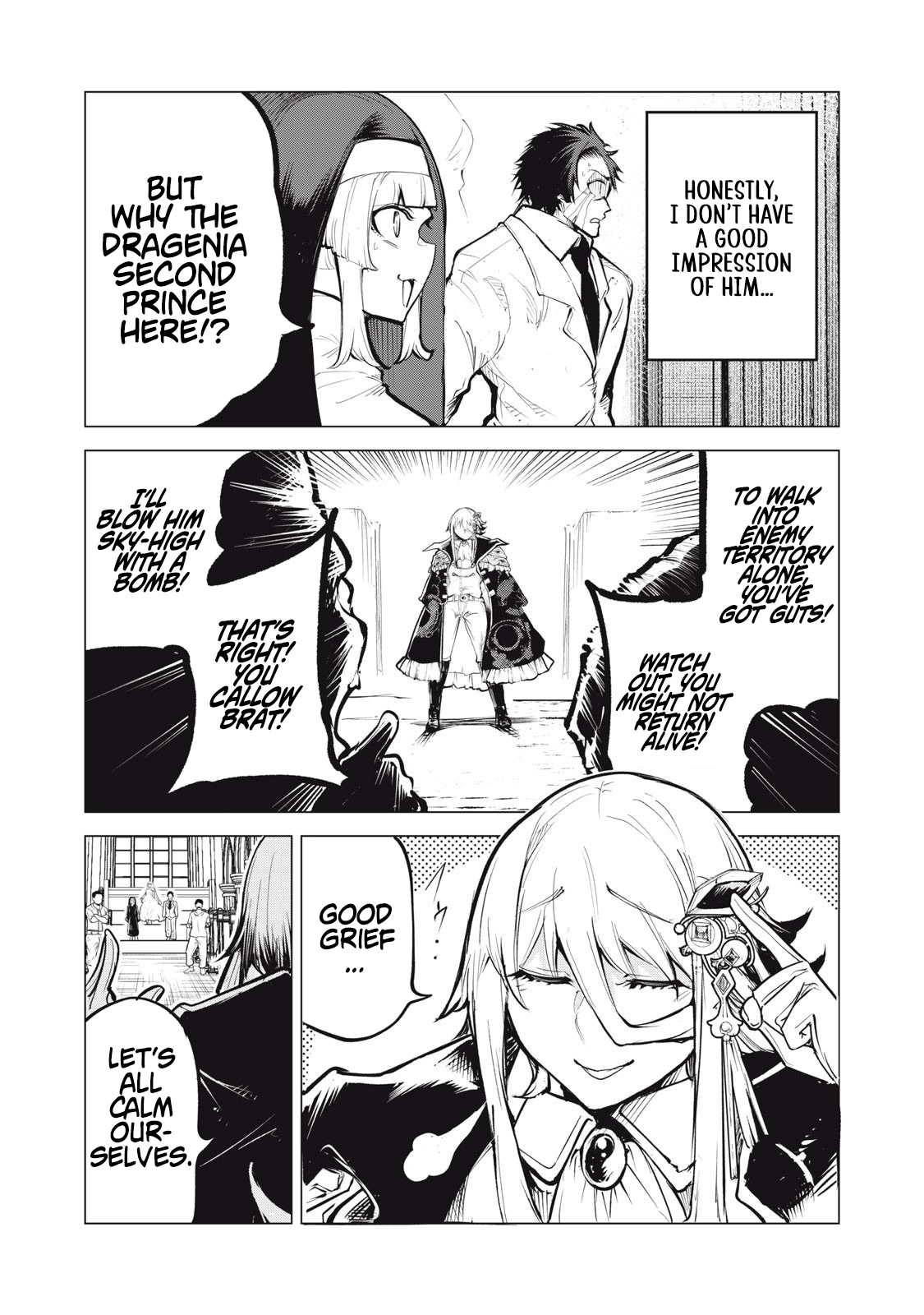 Kuni wo Owareta Ryuushi-san, Hirowareta Ringoku de Ukkari Musou Shite Shimau. ~Jakushou Kokka ga Tairiku Saikyou no Ryuu no Rakuen ni Naru made~ Chapter 26.1 page 4 - 