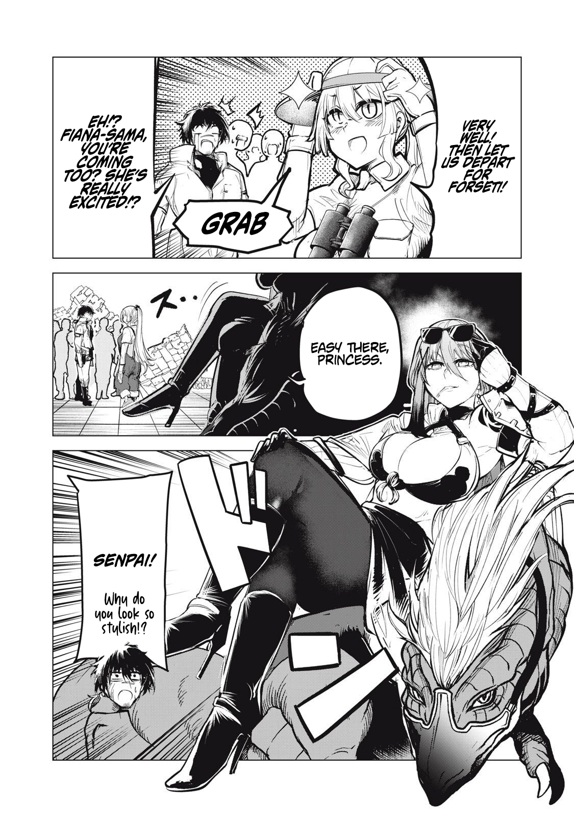 Kuni wo Owareta Ryuushi-san, Hirowareta Ringoku de Ukkari Musou Shite Shimau. ~Jakushou Kokka ga Tairiku Saikyou no Ryuu no Rakuen ni Naru made~ Chapter 29 page 8 - 