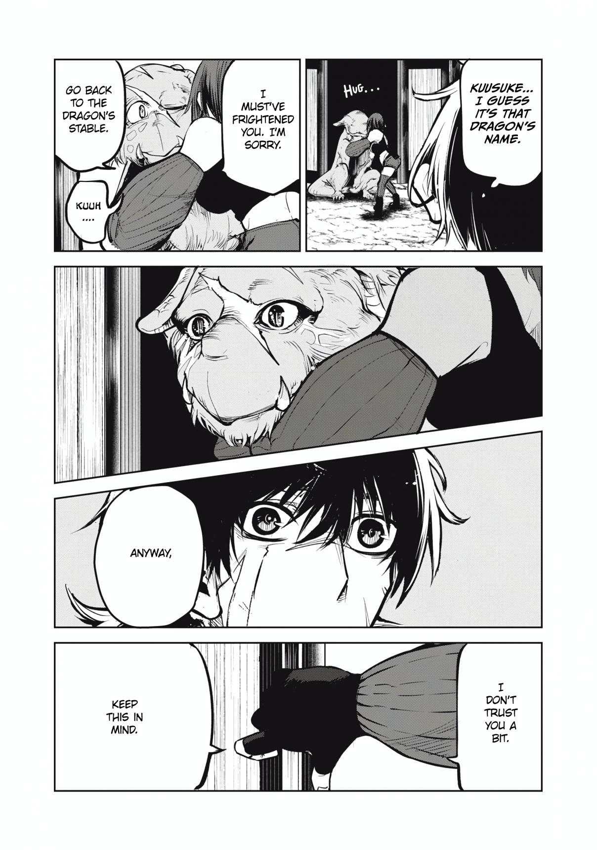 Kuni wo Owareta Ryuushi-san, Hirowareta Ringoku de Ukkari Musou Shite Shimau. ~Jakushou Kokka ga Tairiku Saikyou no Ryuu no Rakuen ni Naru made~ Chapter 3 page 5 - 