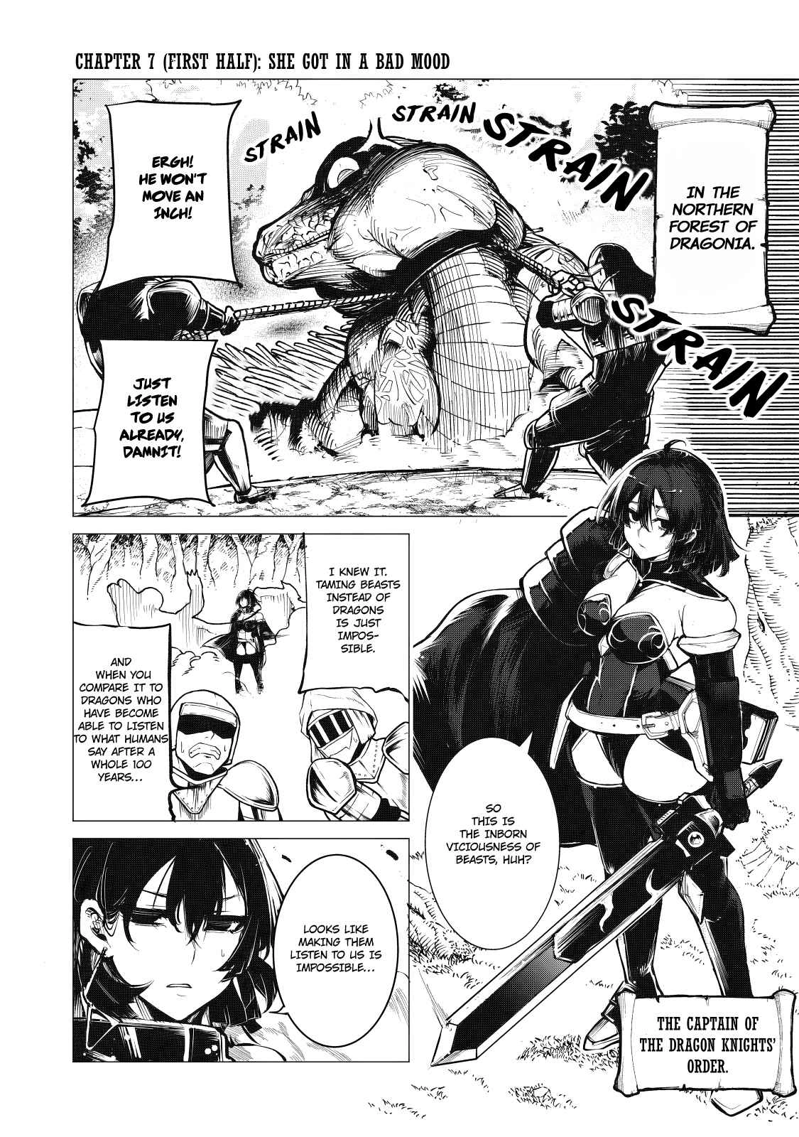 Kuni wo Owareta Ryuushi-san, Hirowareta Ringoku de Ukkari Musou Shite Shimau. ~Jakushou Kokka ga Tairiku Saikyou no Ryuu no Rakuen ni Naru made~ Chapter 7 page 1 - 