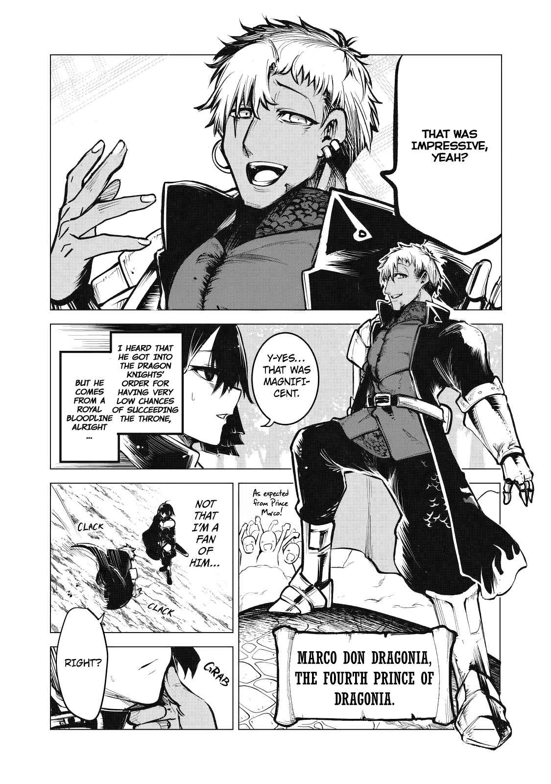 Kuni wo Owareta Ryuushi-san, Hirowareta Ringoku de Ukkari Musou Shite Shimau. ~Jakushou Kokka ga Tairiku Saikyou no Ryuu no Rakuen ni Naru made~ Chapter 7 page 4 - 