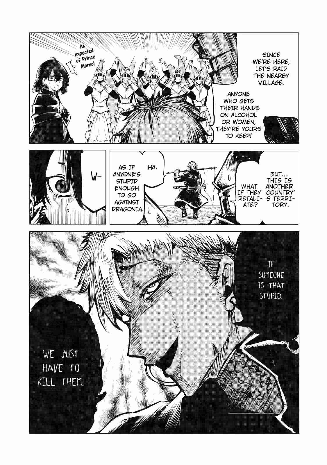 Kuni wo Owareta Ryuushi-san, Hirowareta Ringoku de Ukkari Musou Shite Shimau. ~Jakushou Kokka ga Tairiku Saikyou no Ryuu no Rakuen ni Naru made~ Chapter 7 page 6 - 