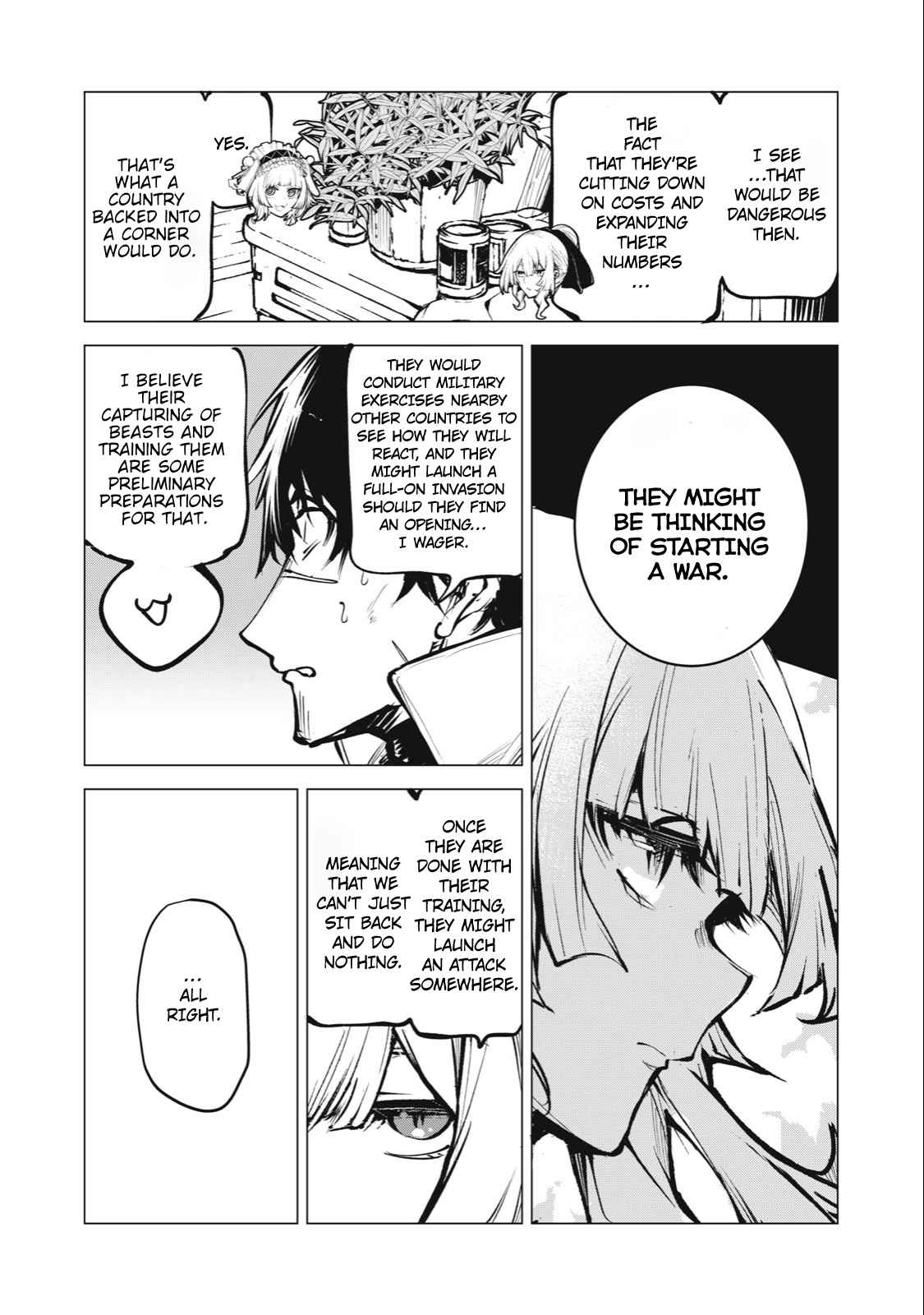 Kuni wo Owareta Ryuushi-san, Hirowareta Ringoku de Ukkari Musou Shite Shimau. ~Jakushou Kokka ga Tairiku Saikyou no Ryuu no Rakuen ni Naru made~ Chapter 9 page 12 - 