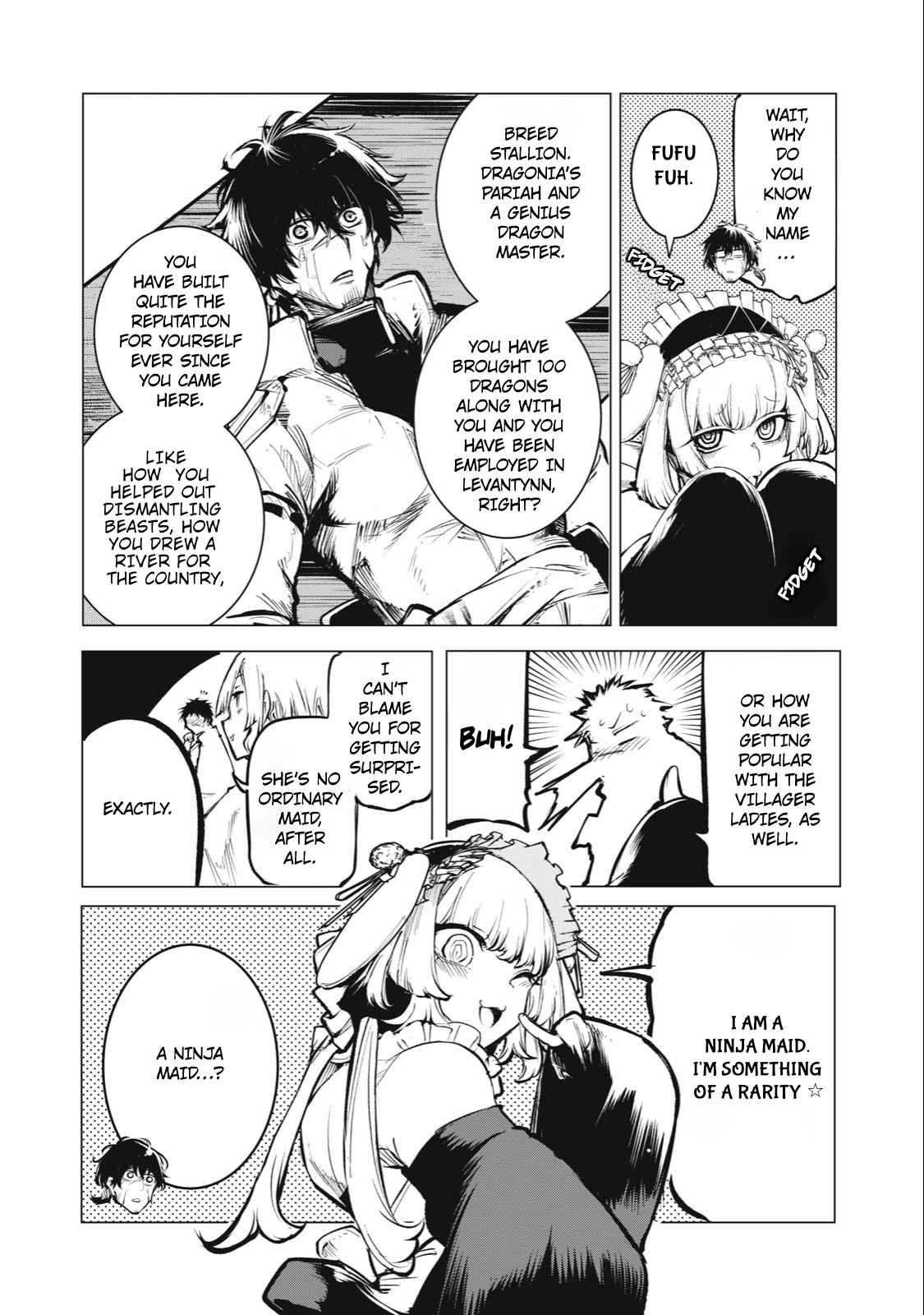 Kuni wo Owareta Ryuushi-san, Hirowareta Ringoku de Ukkari Musou Shite Shimau. ~Jakushou Kokka ga Tairiku Saikyou no Ryuu no Rakuen ni Naru made~ Chapter 9 page 7 - 