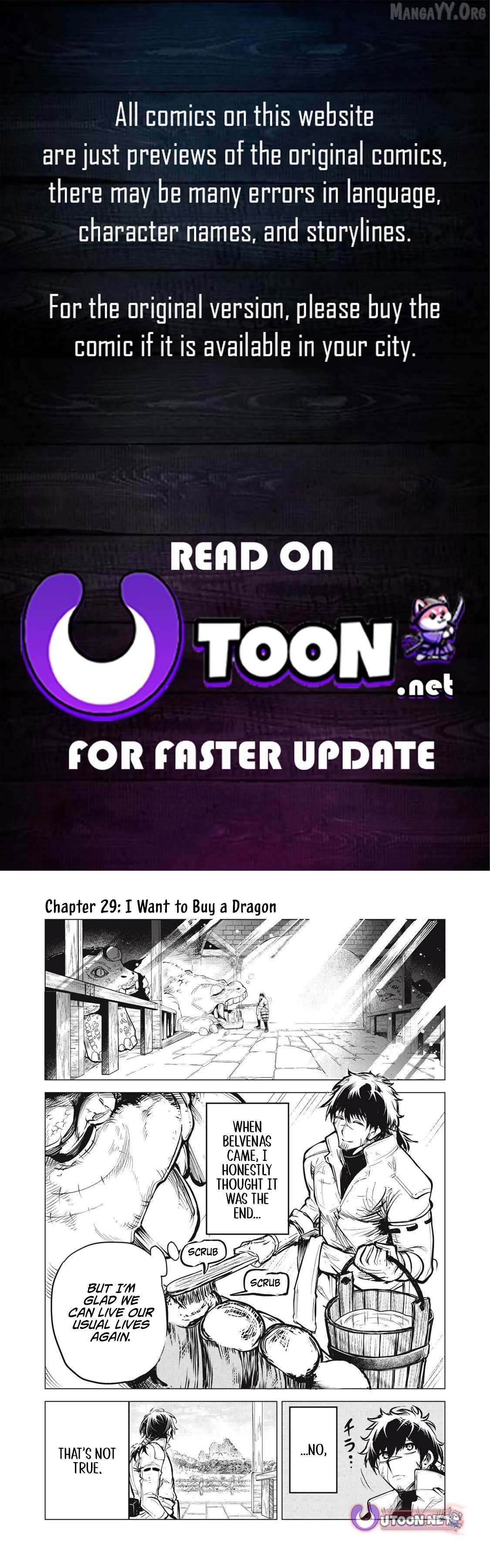 Kuni wo Owareta Ryuushi-san, Hirowareta Ringoku de Ukkari Musou shite Shimau. Chapter 29 page 1 - 