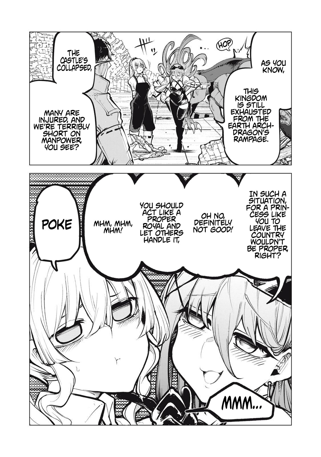 Kuni wo Owareta Ryuushi-san, Hirowareta Ringoku de Ukkari Musou Shiteshimau. Jakushou Kokka ga Tairiku Saikyou no Ryuu no Rakuen ni Naru made Chapter 29 page 9 - 