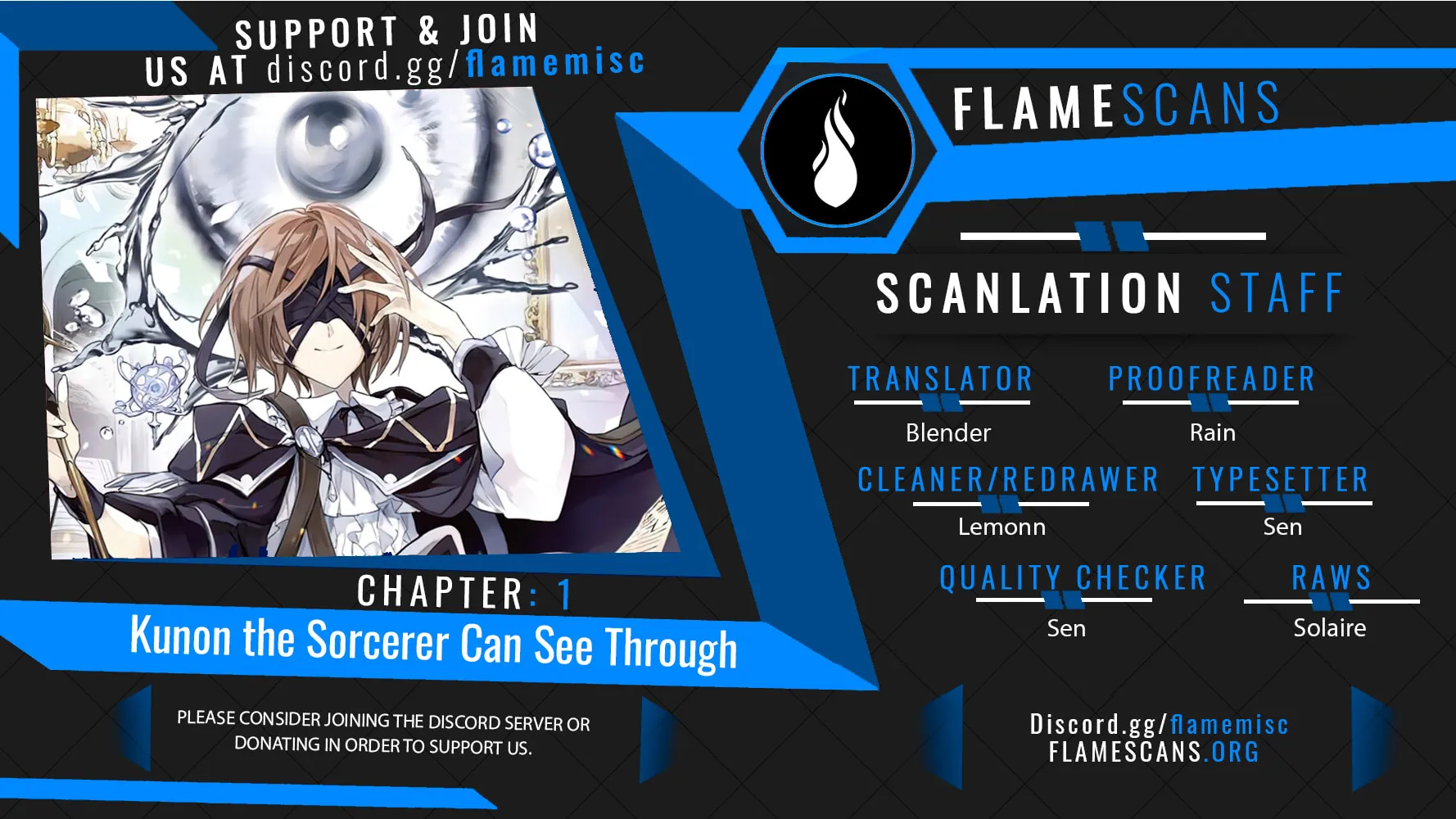 Kunon the Sorcerer Can See Through Chapter 1 page 1 - 