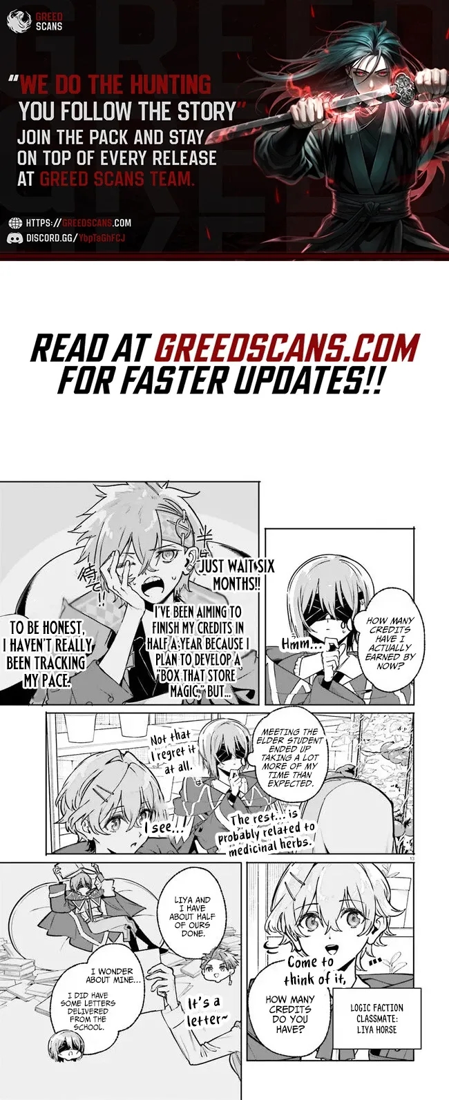 Kunon the Sorcerer Can See Through Chapter 43.2 page 1 - 