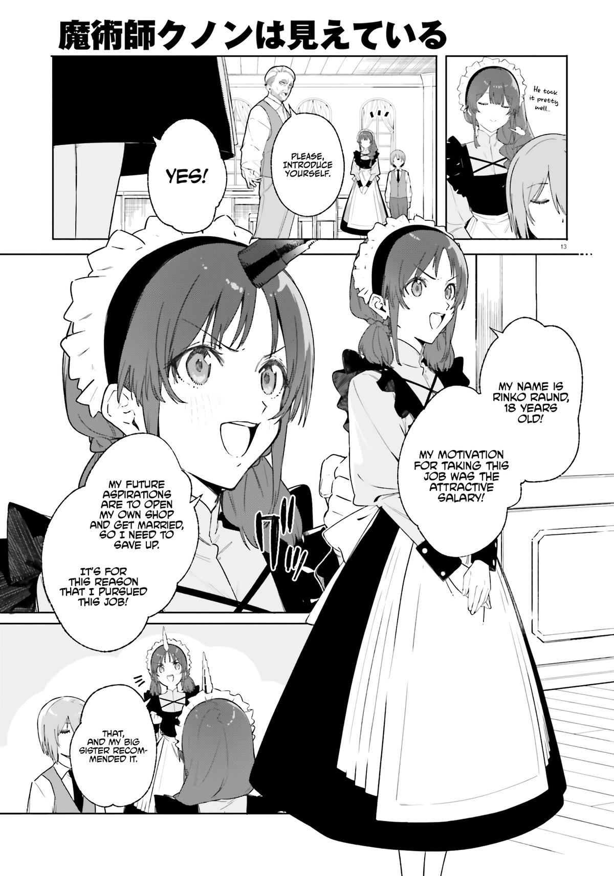 Kunon the Sorcerer Can See Chapter 14 page 13 - 