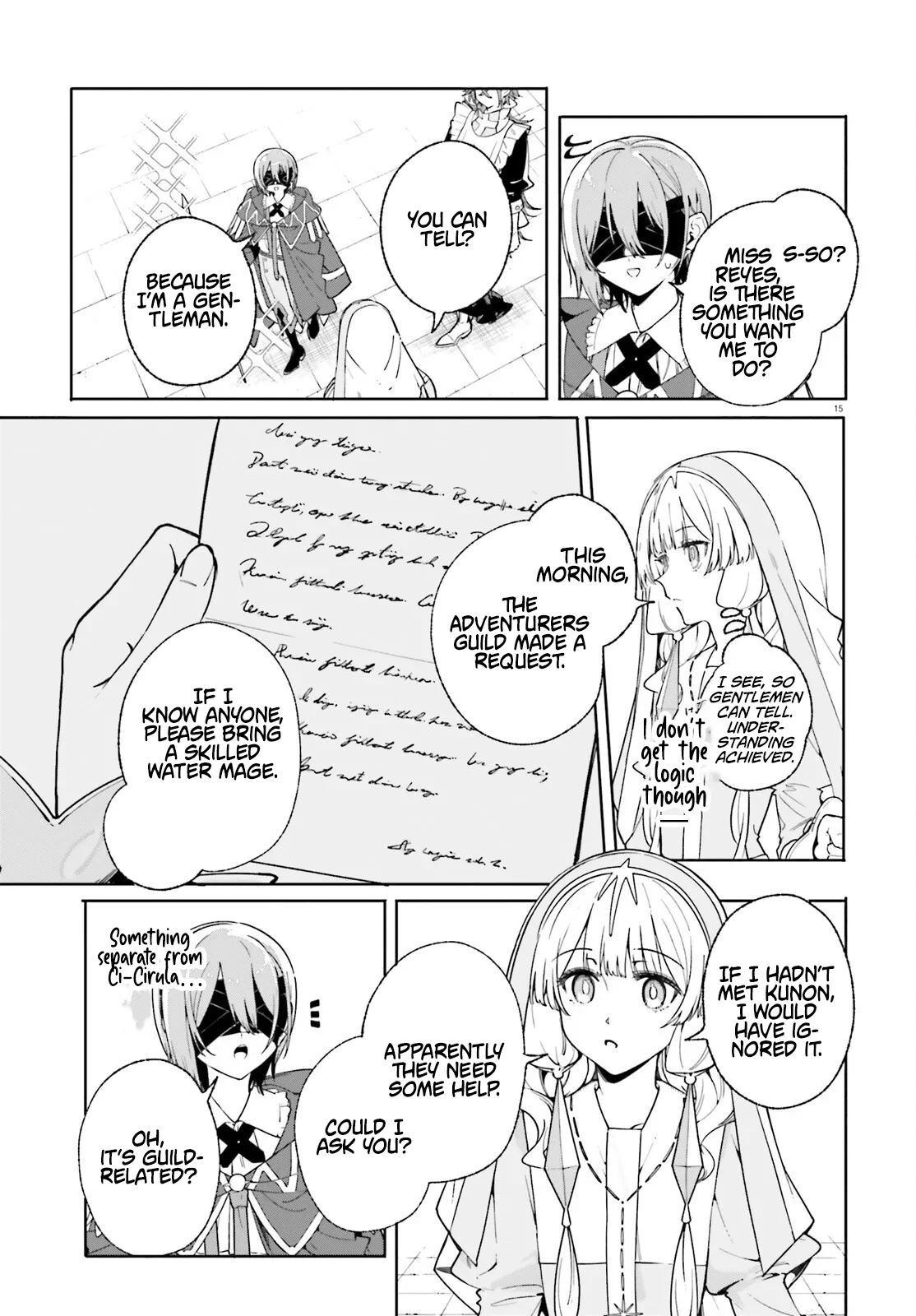 Kunon the Sorcerer Can See Chapter 32.1 page 15 - 