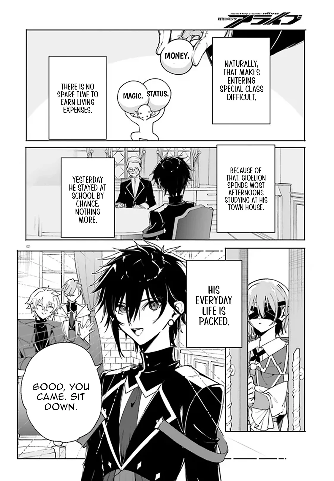 Kunon the Sorcerer Can See Chapter 39.1 page 3 - 